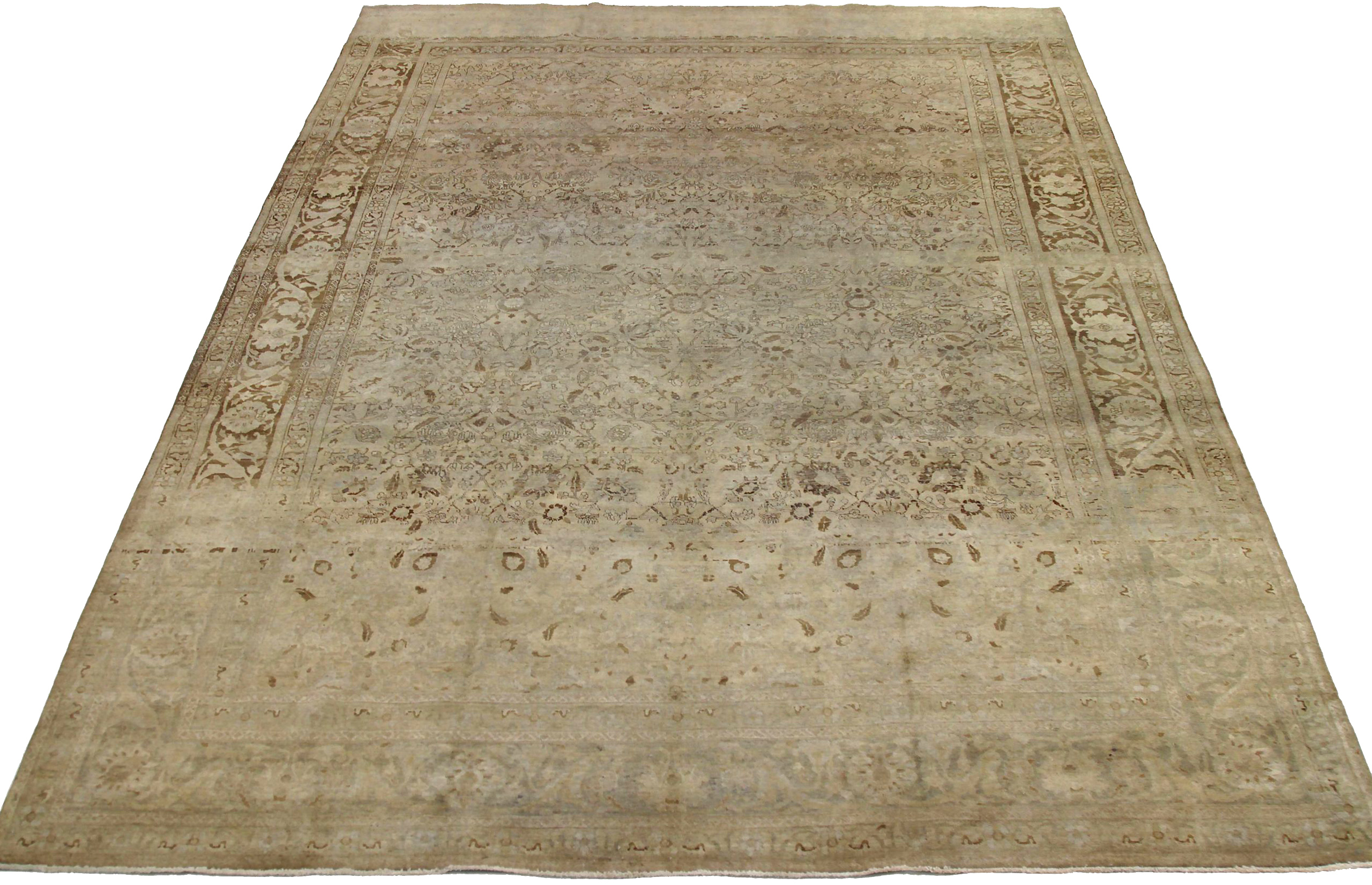 Thumbnail 6 for Antique Persian Tabriz Transitional Rug 88769