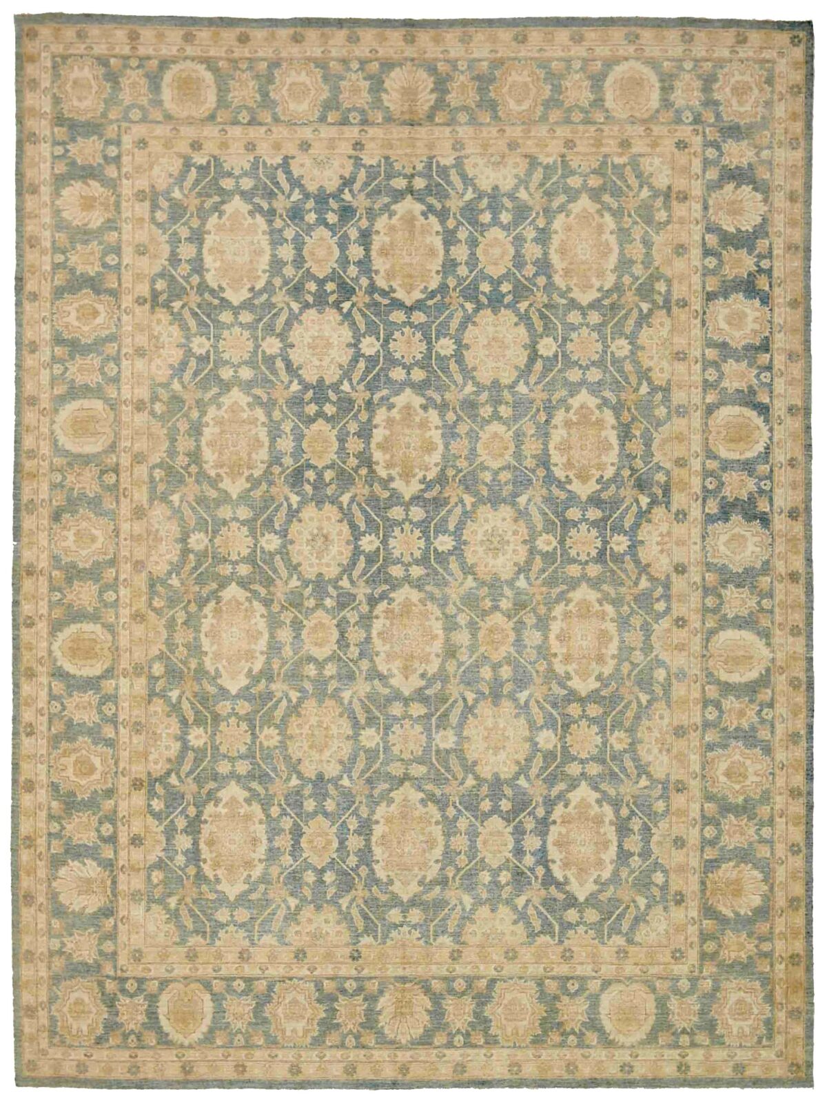 Thumbnail 13 for Afghanistan Tabriz Tribal Rug 91923