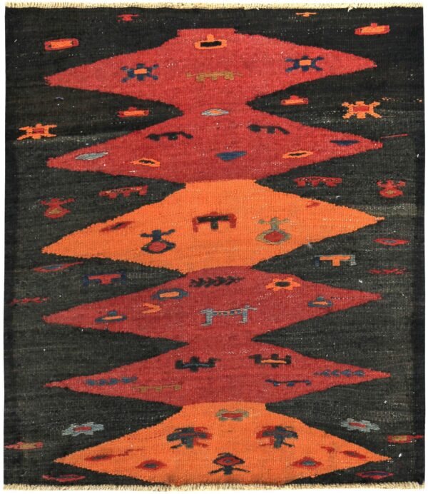 Thumbnail 13 for Antique Persian Transitional Rug 89512