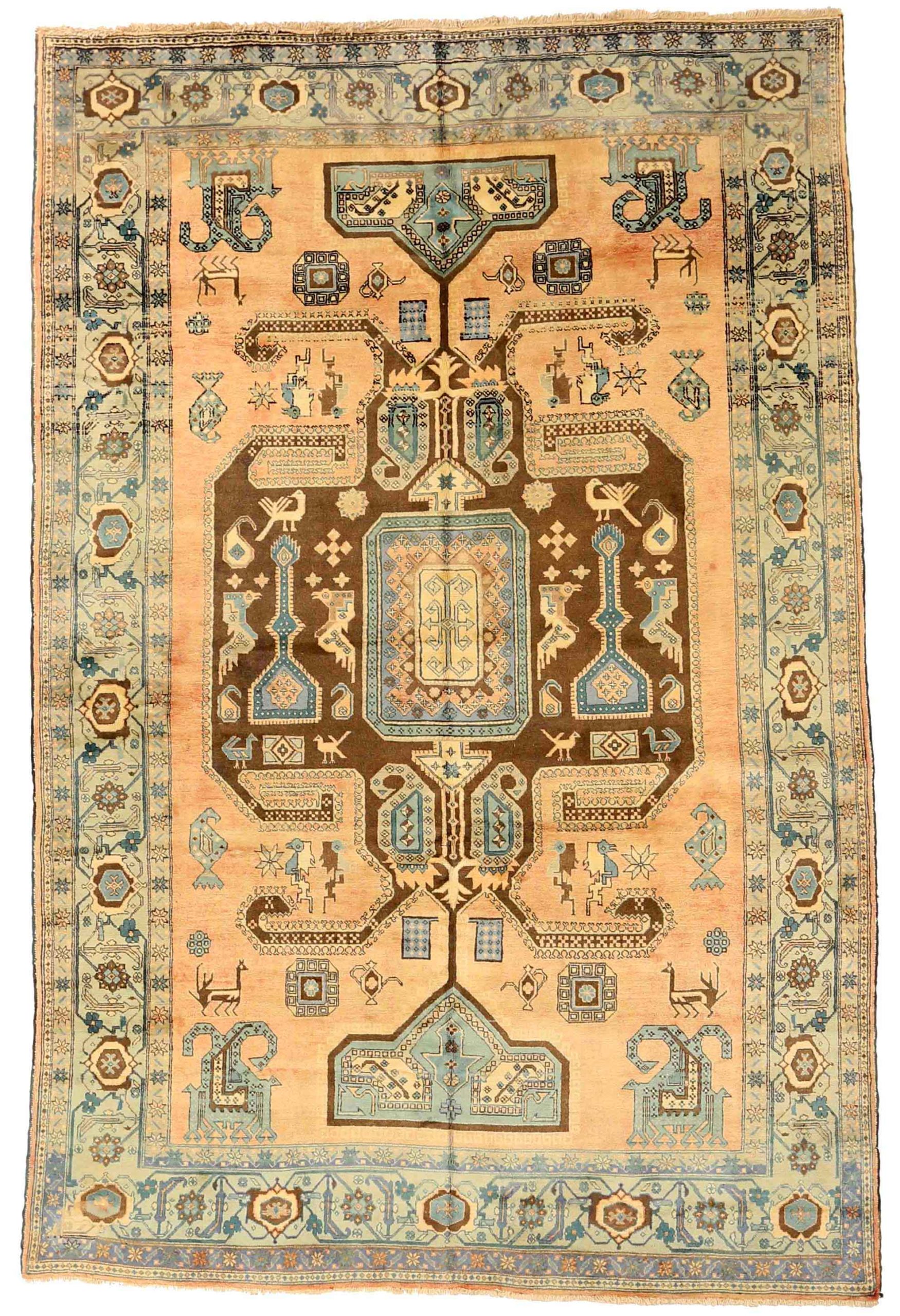 Thumbnail 2 for Antique Persian Ardebil Traditional Rug 75203