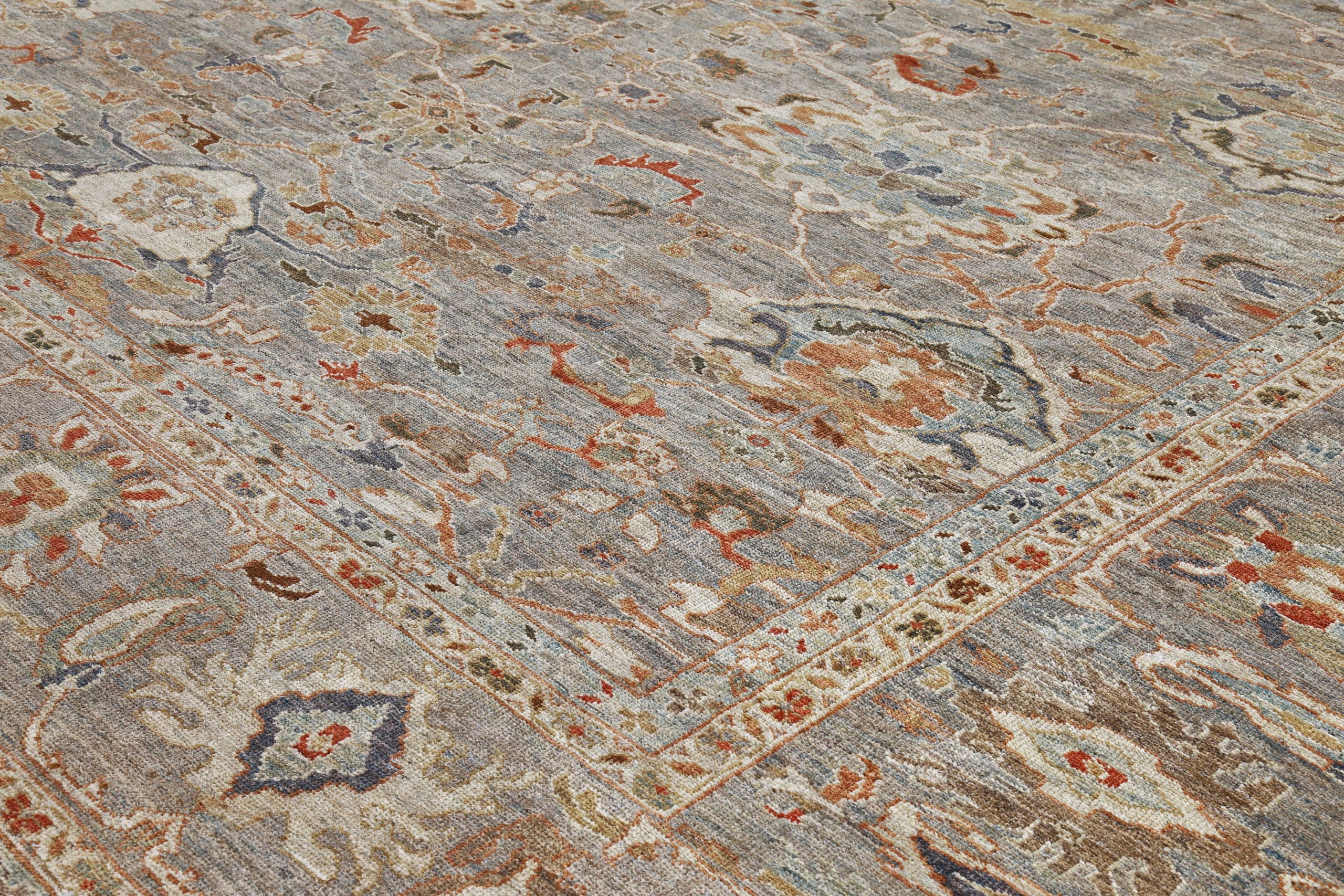 Thumbnail 7 for Antique Persian Sultanabad Traditional Rug 89508