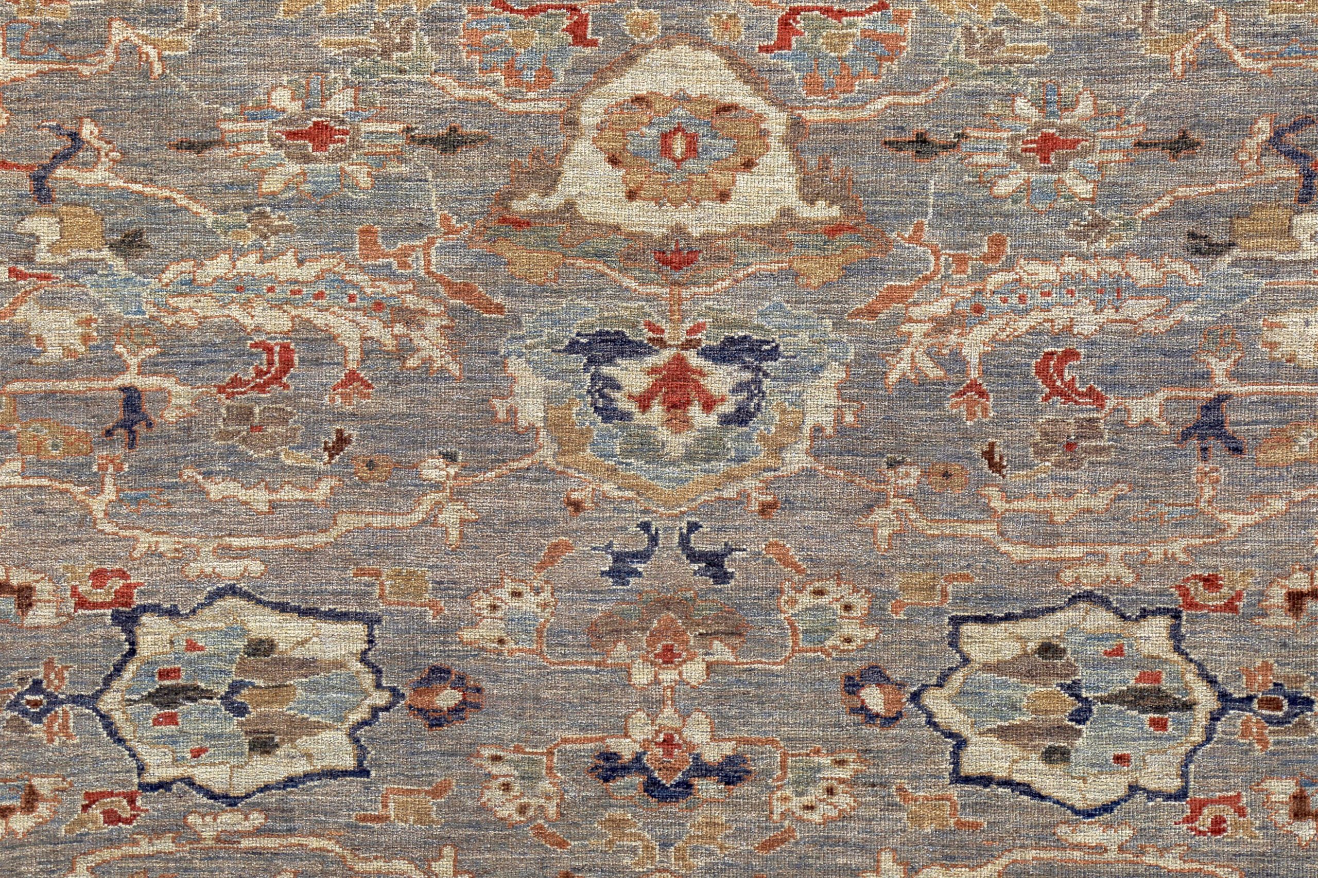 Thumbnail 4 for Antique Persian Sultanabad Traditional Rug 89508