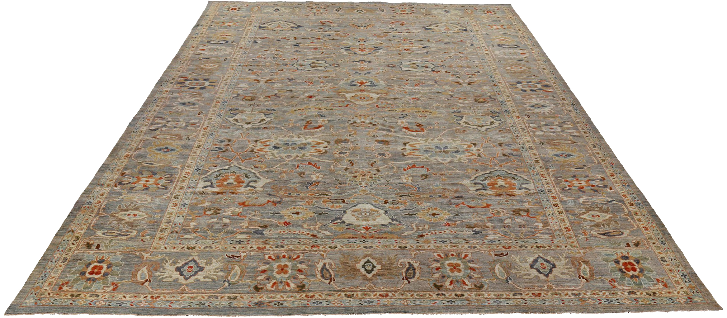 Thumbnail 6 for Antique Persian Sultanabad Traditional Rug 89508