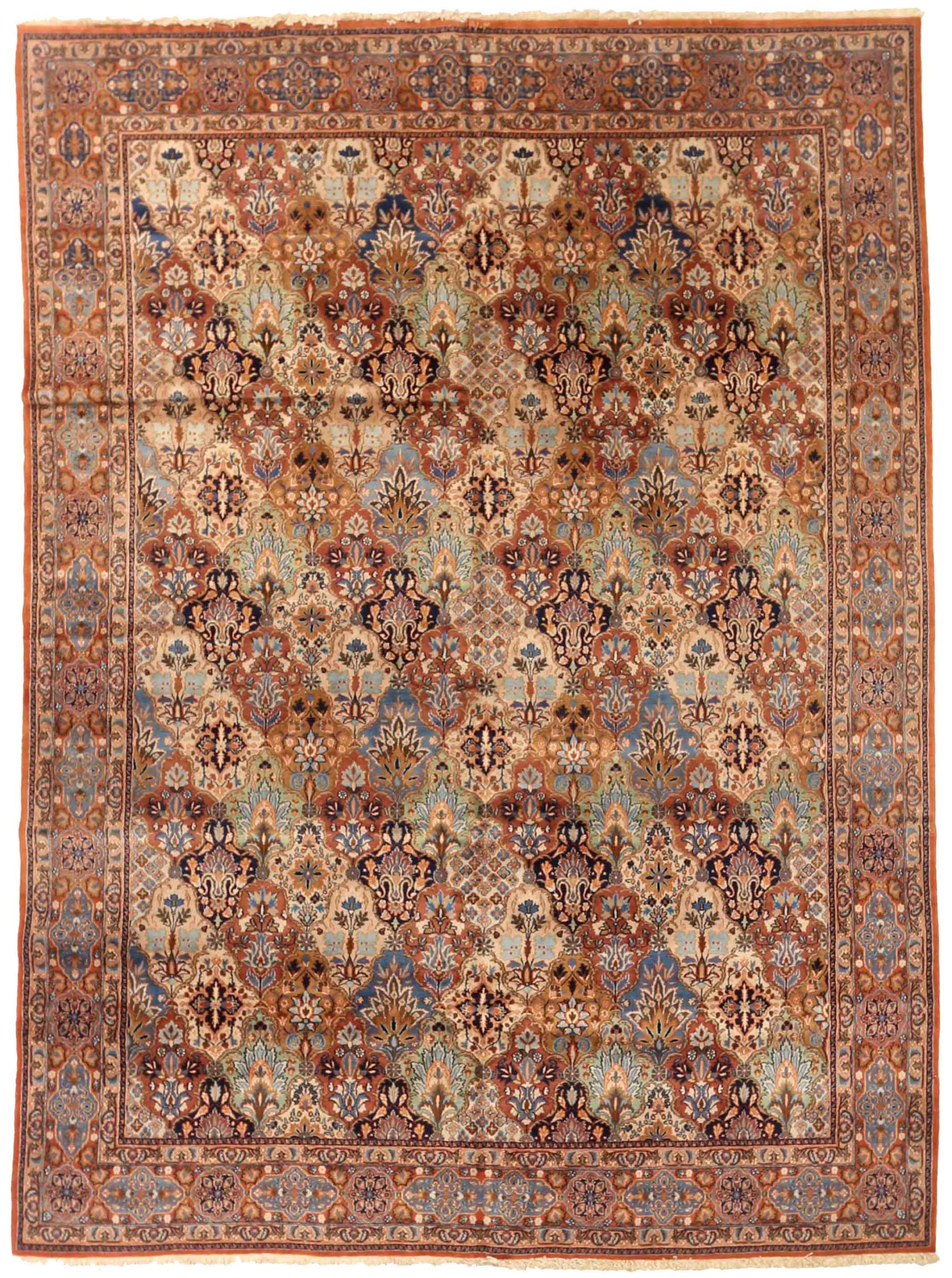 Thumbnail 5 for Antique Persian Mashad Traditional Rug 75292