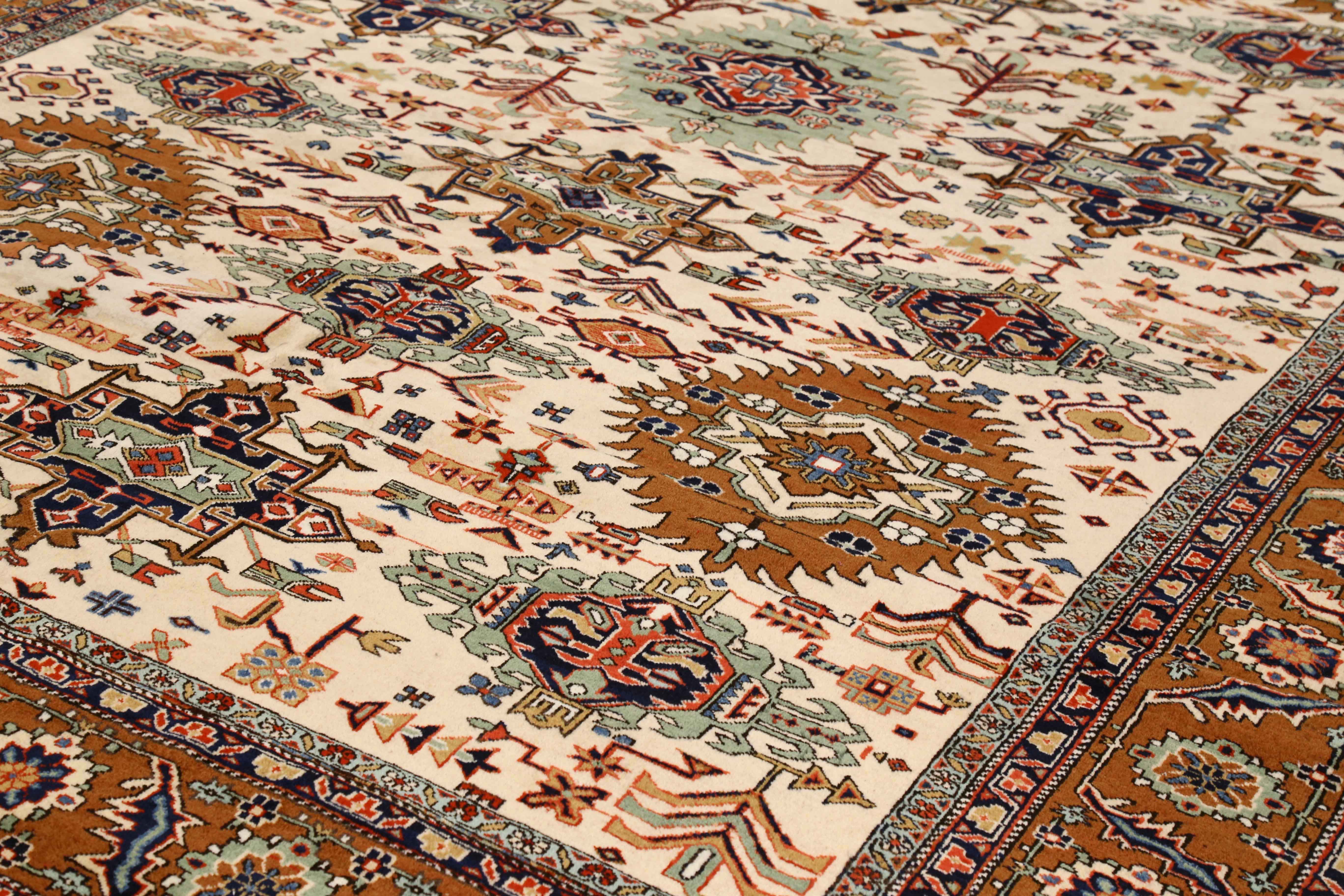 Thumbnail 3 for Antique Persian Ardebil Traditional Rug 75290