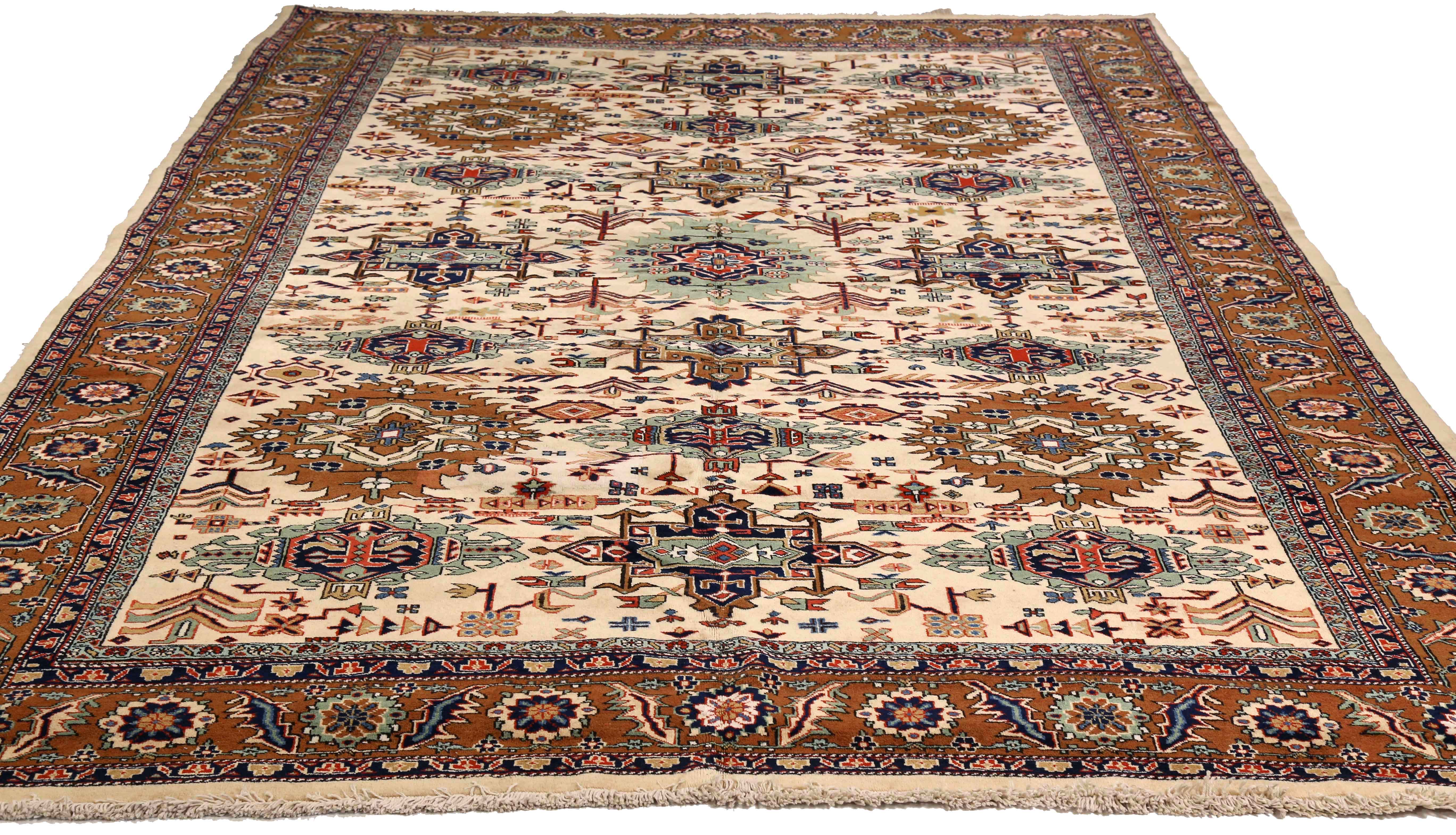 Thumbnail 2 for Antique Persian Ardebil Traditional Rug 75290