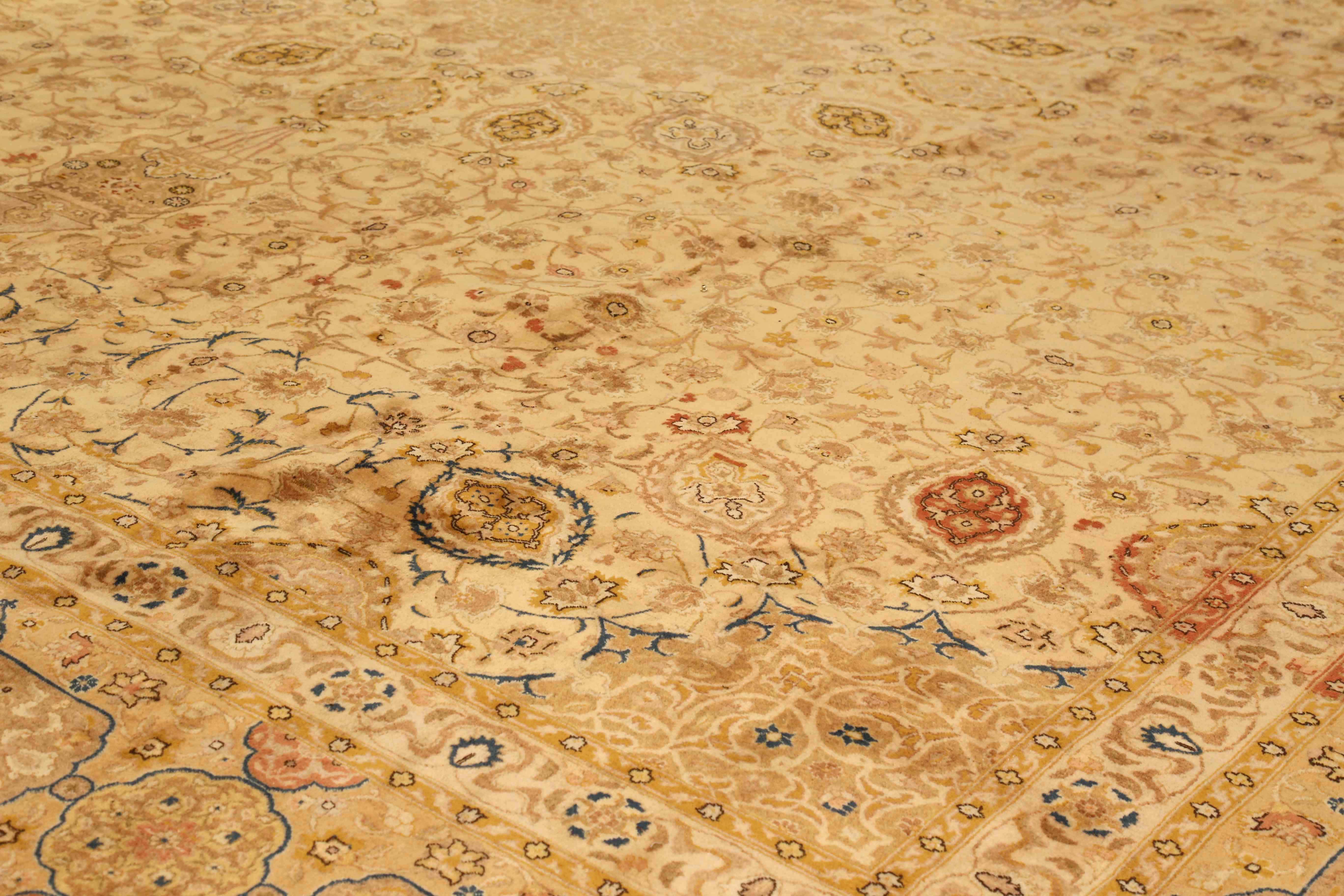 Thumbnail 4 for Antique Persian Tabriz Transitional Rug 75262