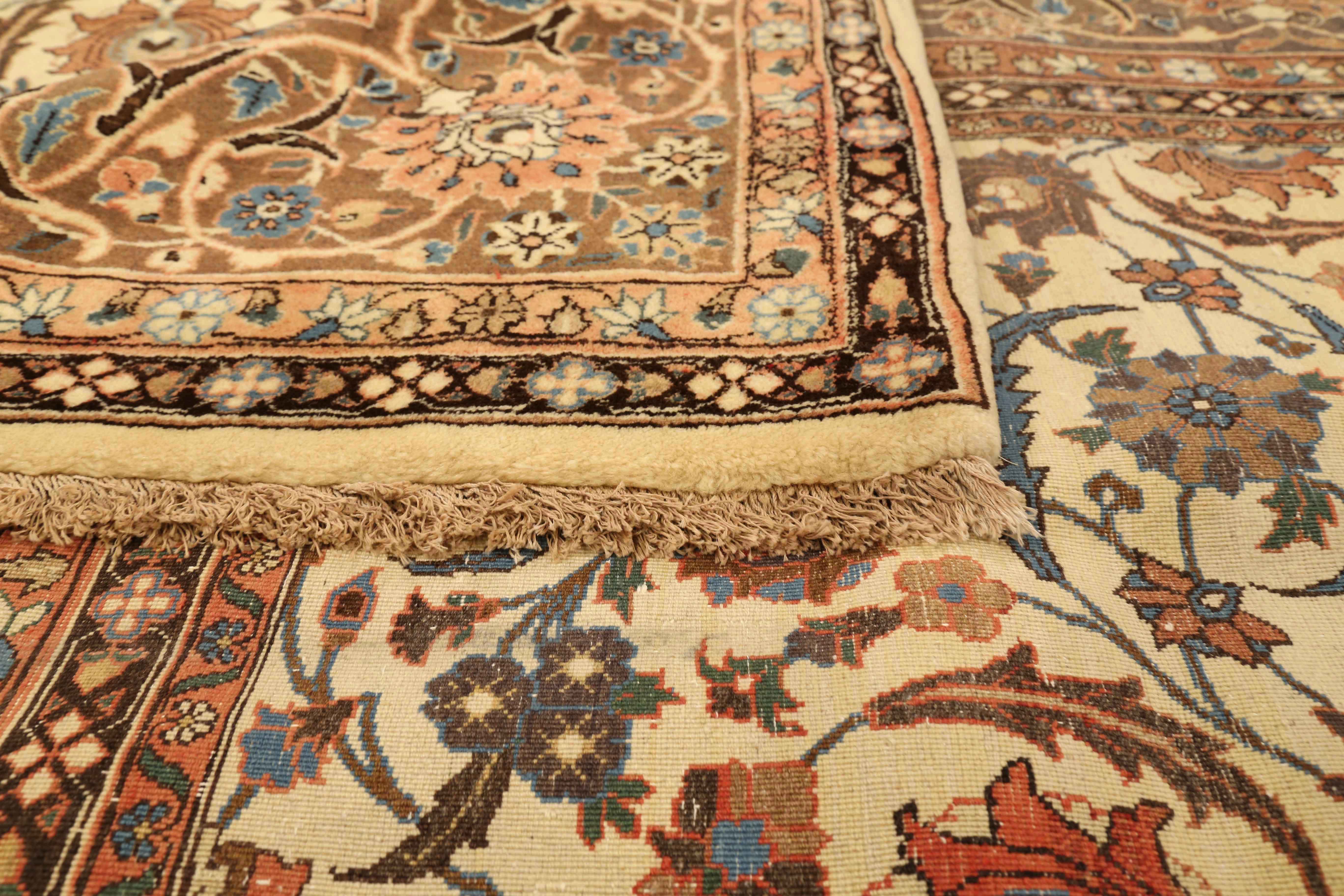 Thumbnail 5 for Antique Persian Semnan Traditional Rug 75285