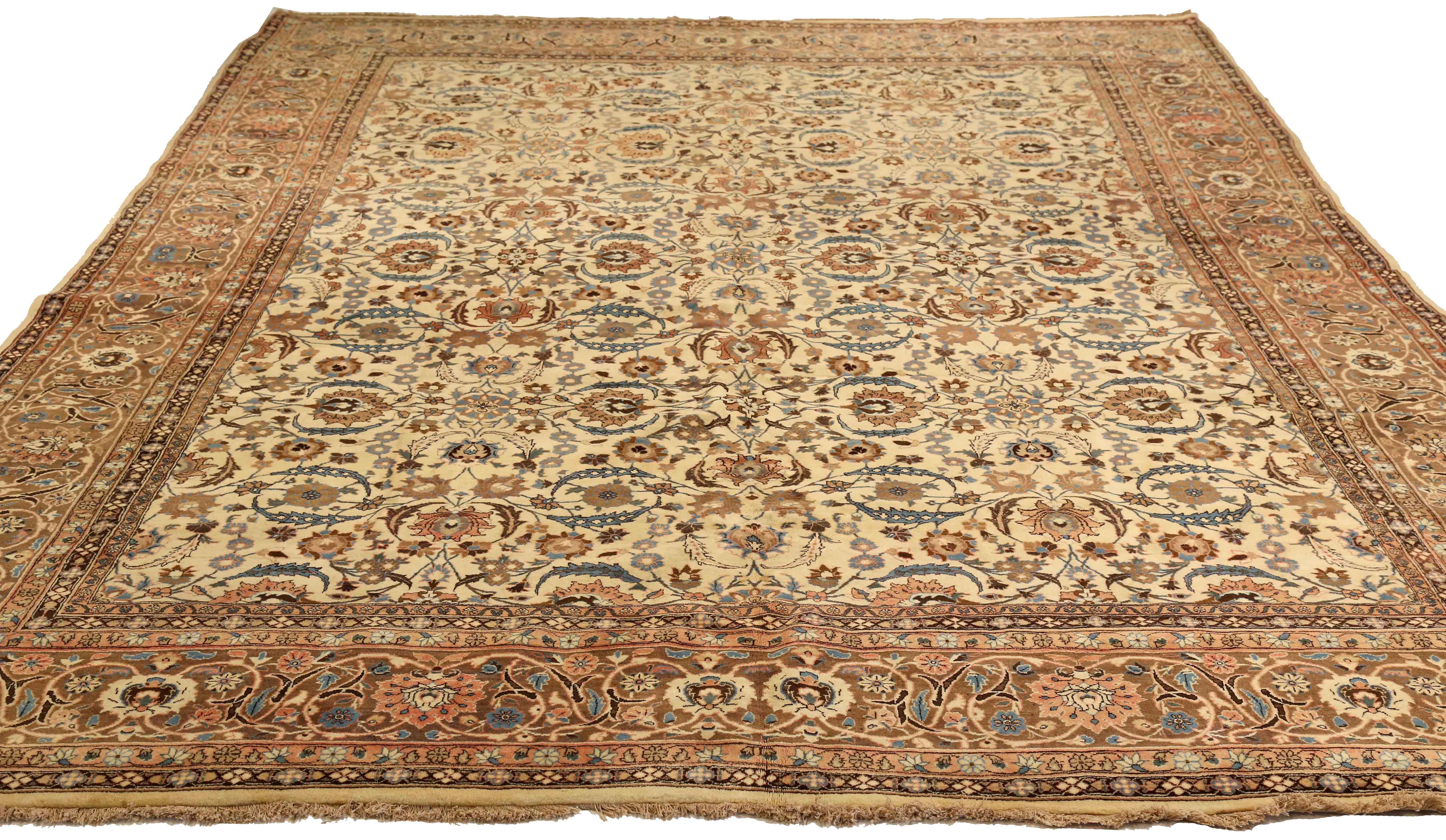 Thumbnail 2 for Antique Persian Semnan Traditional Rug 75285