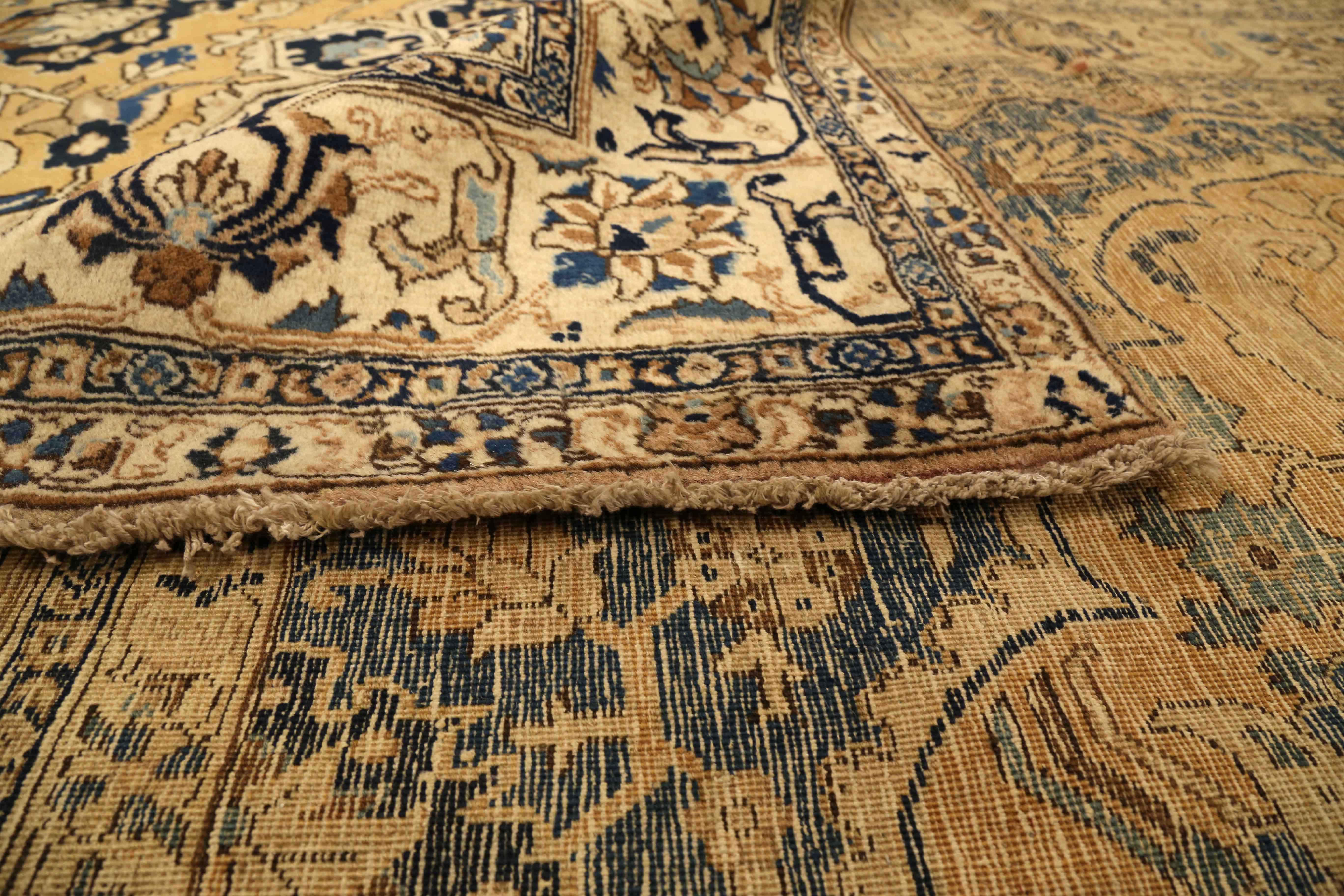 Thumbnail 3 for Antique Persian Tabriz Traditional Rug 75243