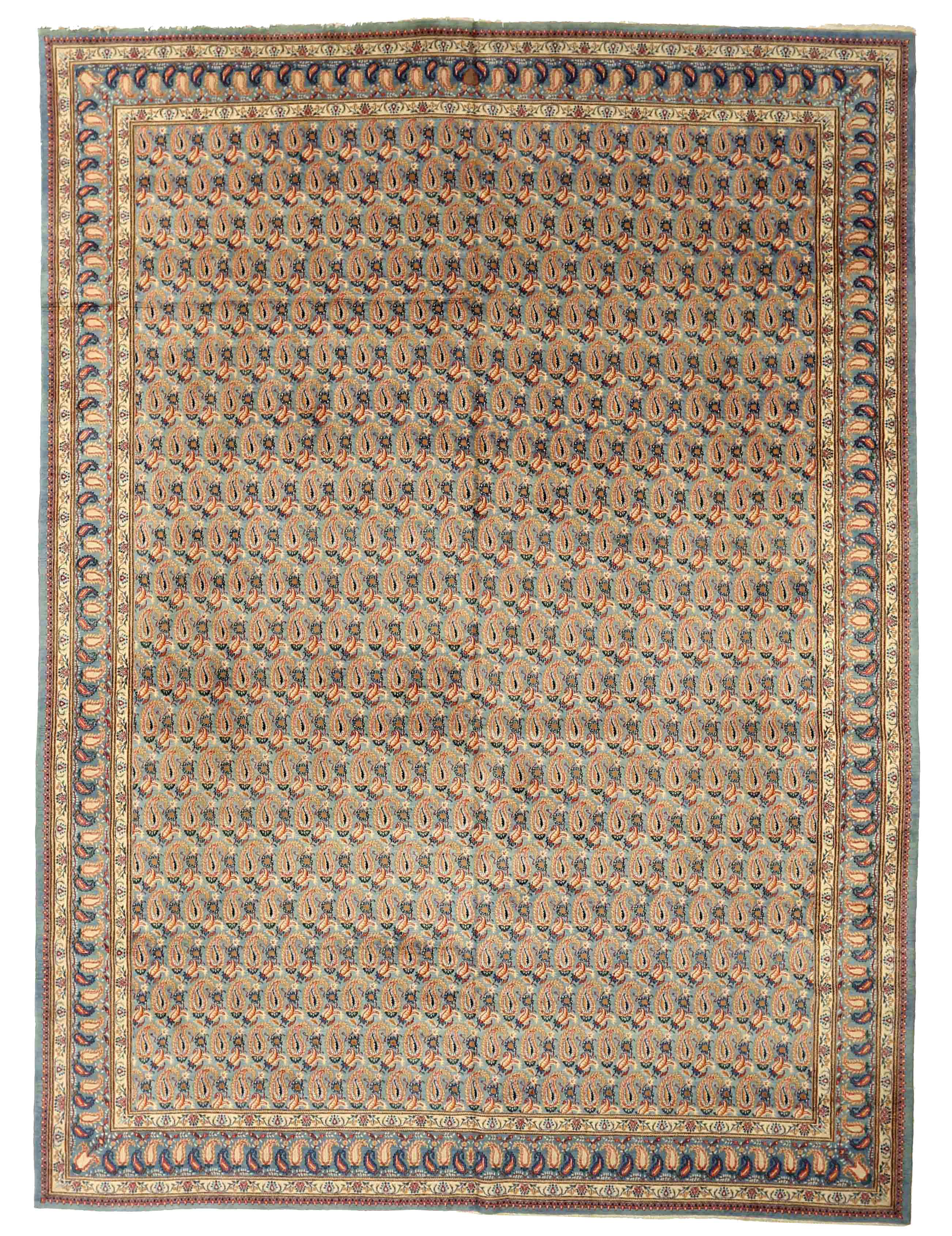 Thumbnail 12 for Antique Persian Mashad Traditional Rug 75317