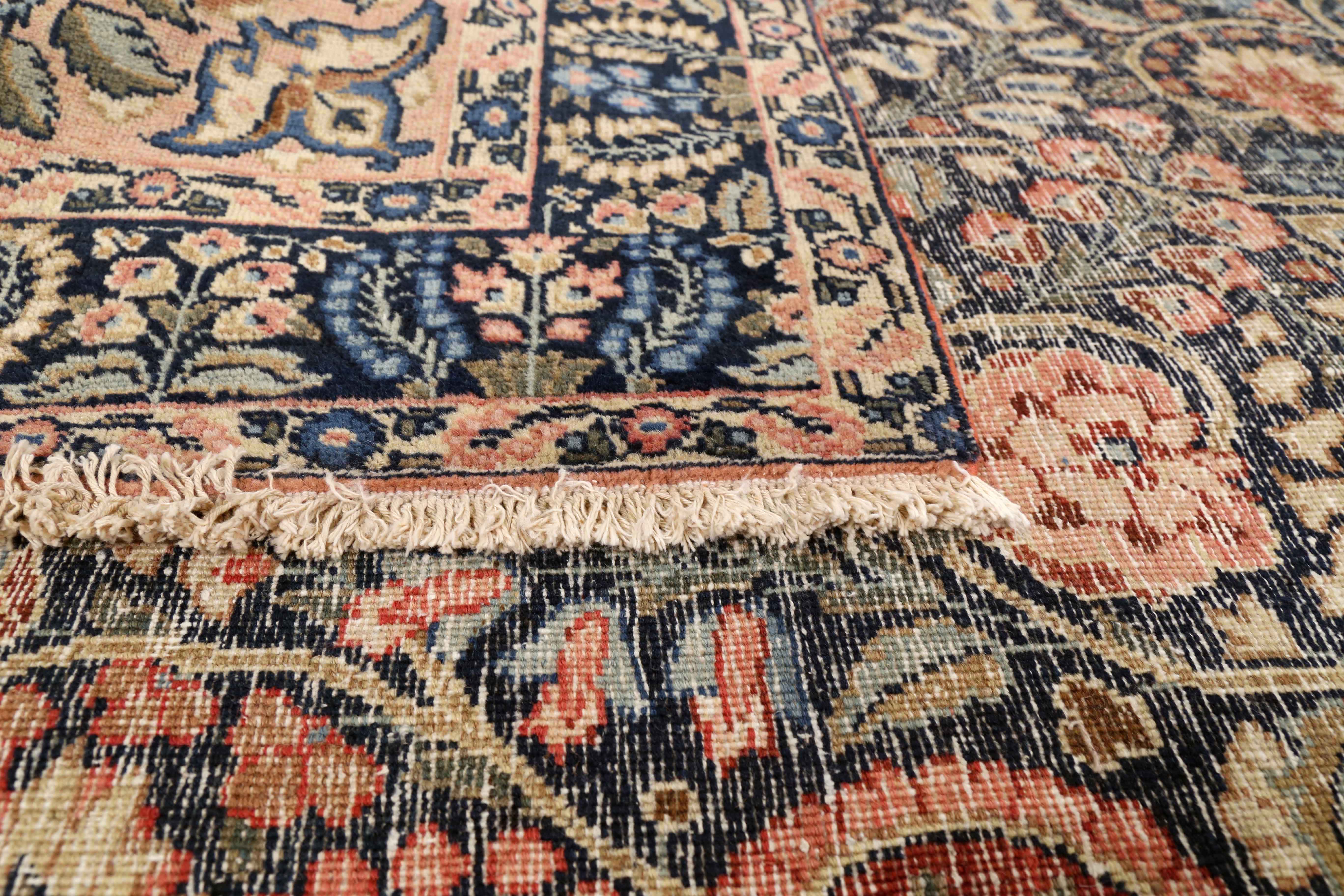 Thumbnail 4 for Antique Persian Tabriz Traditional Rug 75331