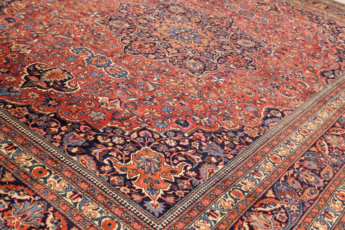 Thumbnail 14 for Antique Persian Mashad Traditional Rug 75338