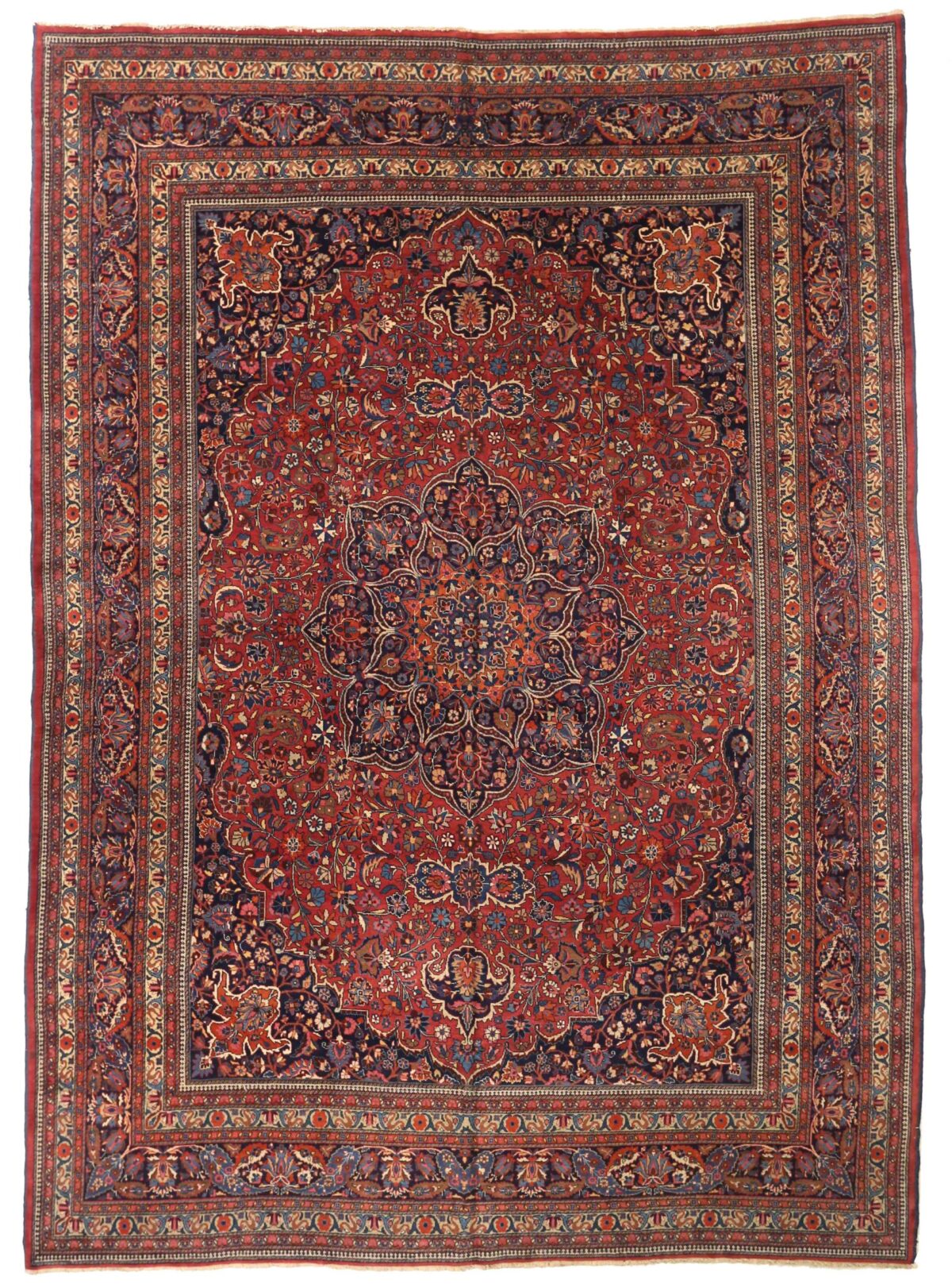 Thumbnail 13 for Antique Persian Mashad Traditional Rug 75338