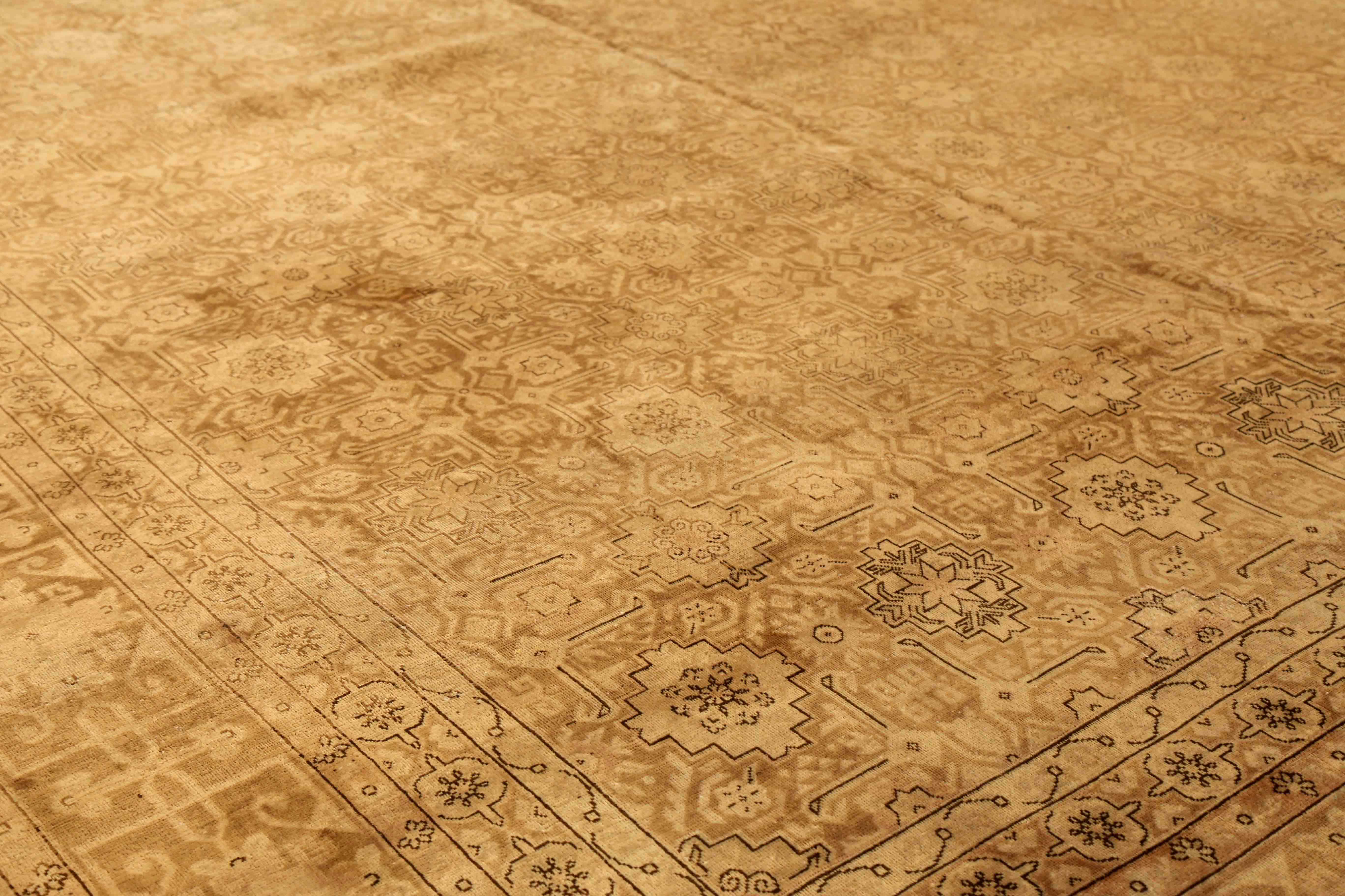 Thumbnail 4 for Antique Persian Tabriz Transitional Rug 75295