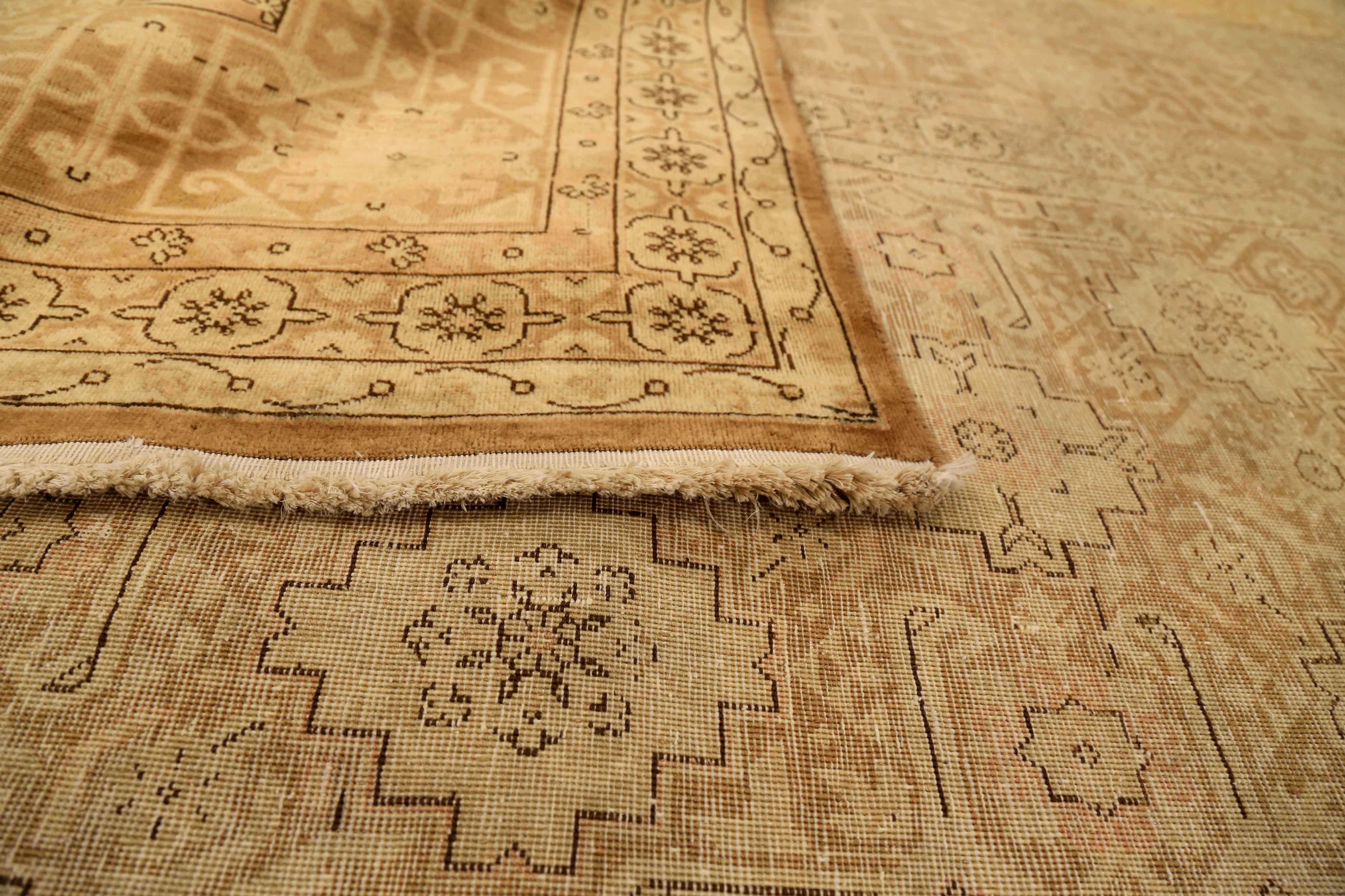 Thumbnail 3 for Antique Persian Tabriz Transitional Rug 75295