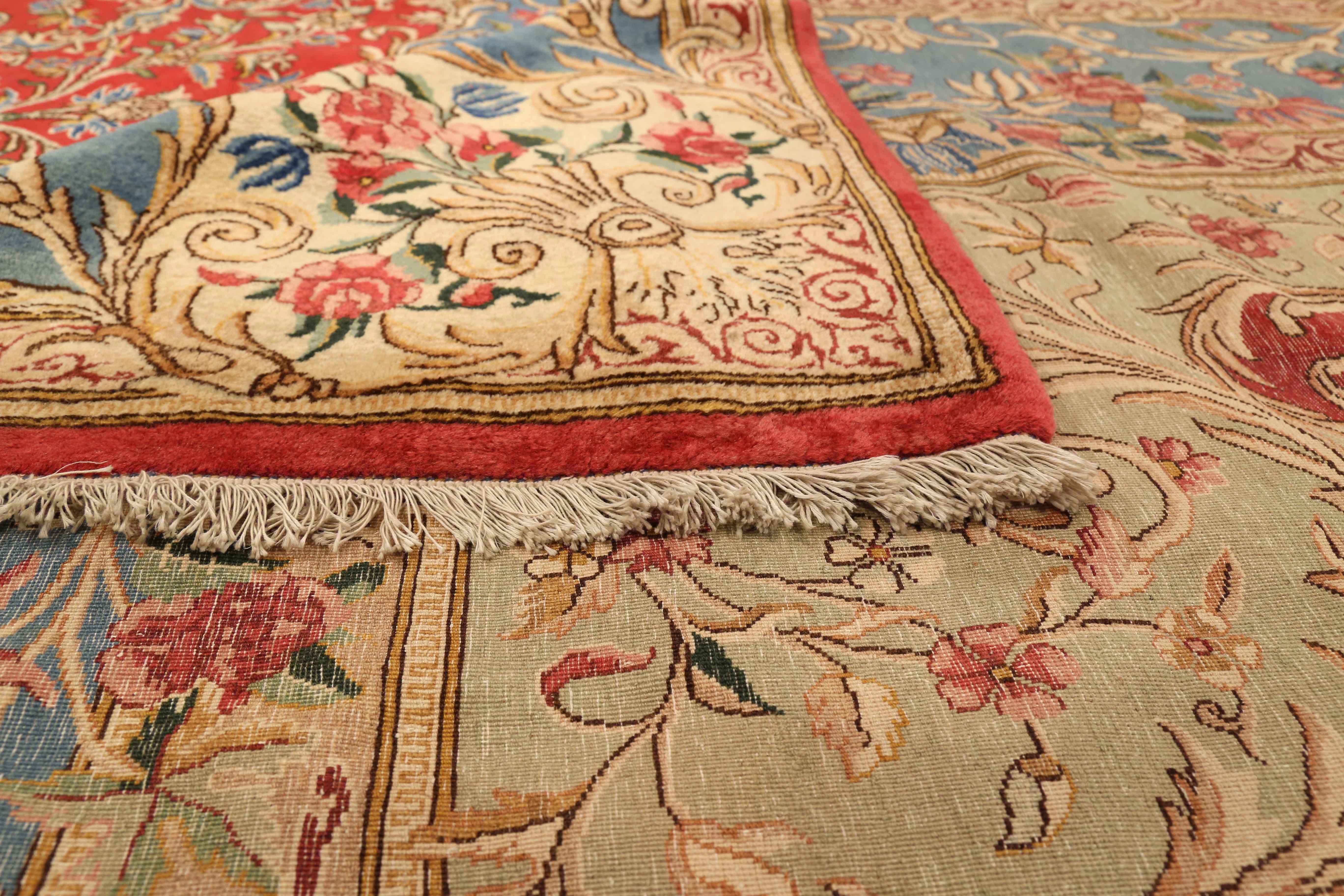 Thumbnail 5 for Antique Persian Kerman Traditional Rug 75296