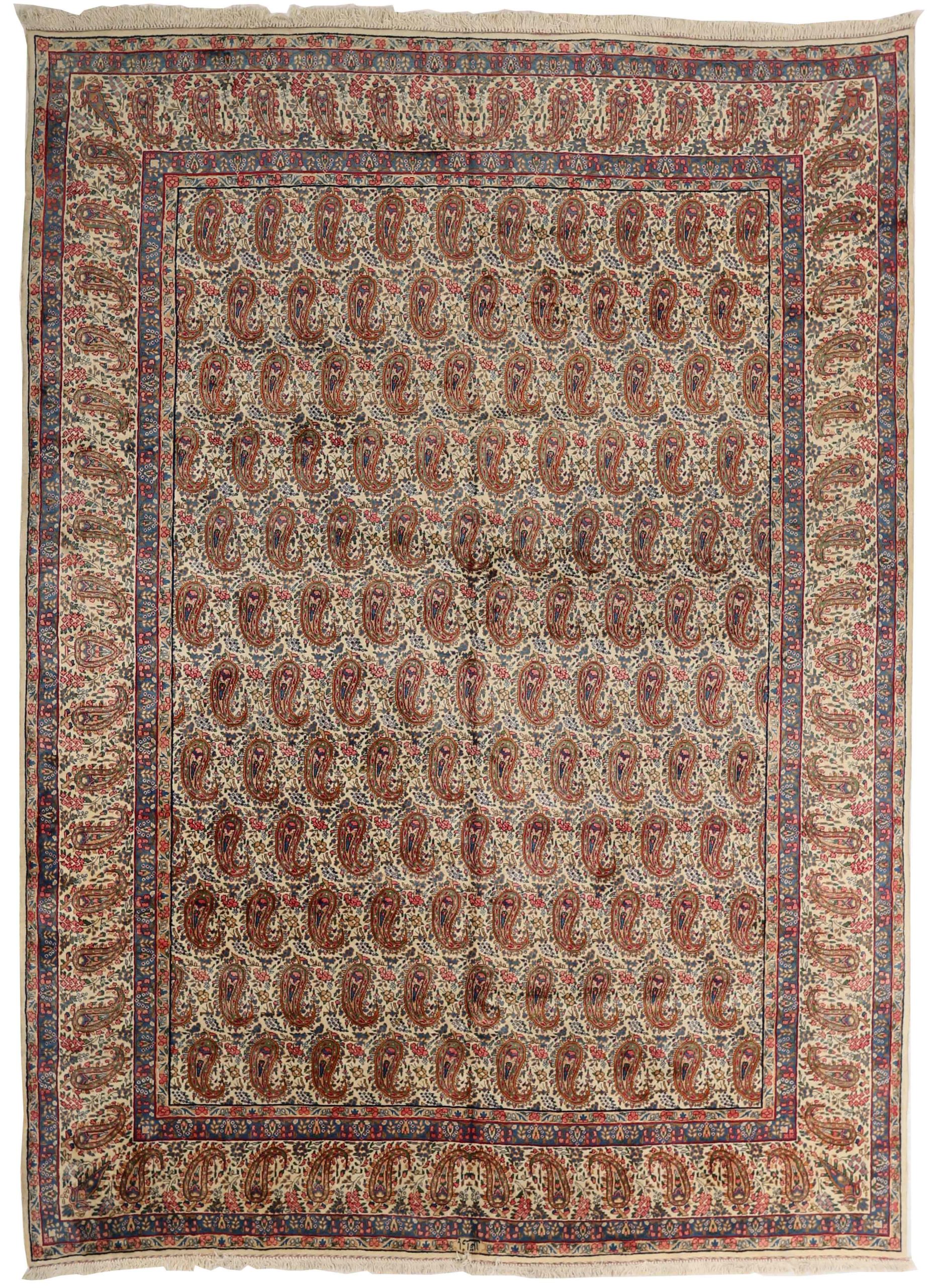 Thumbnail 4 for Antique Persian Yazd Traditional Rug 75301