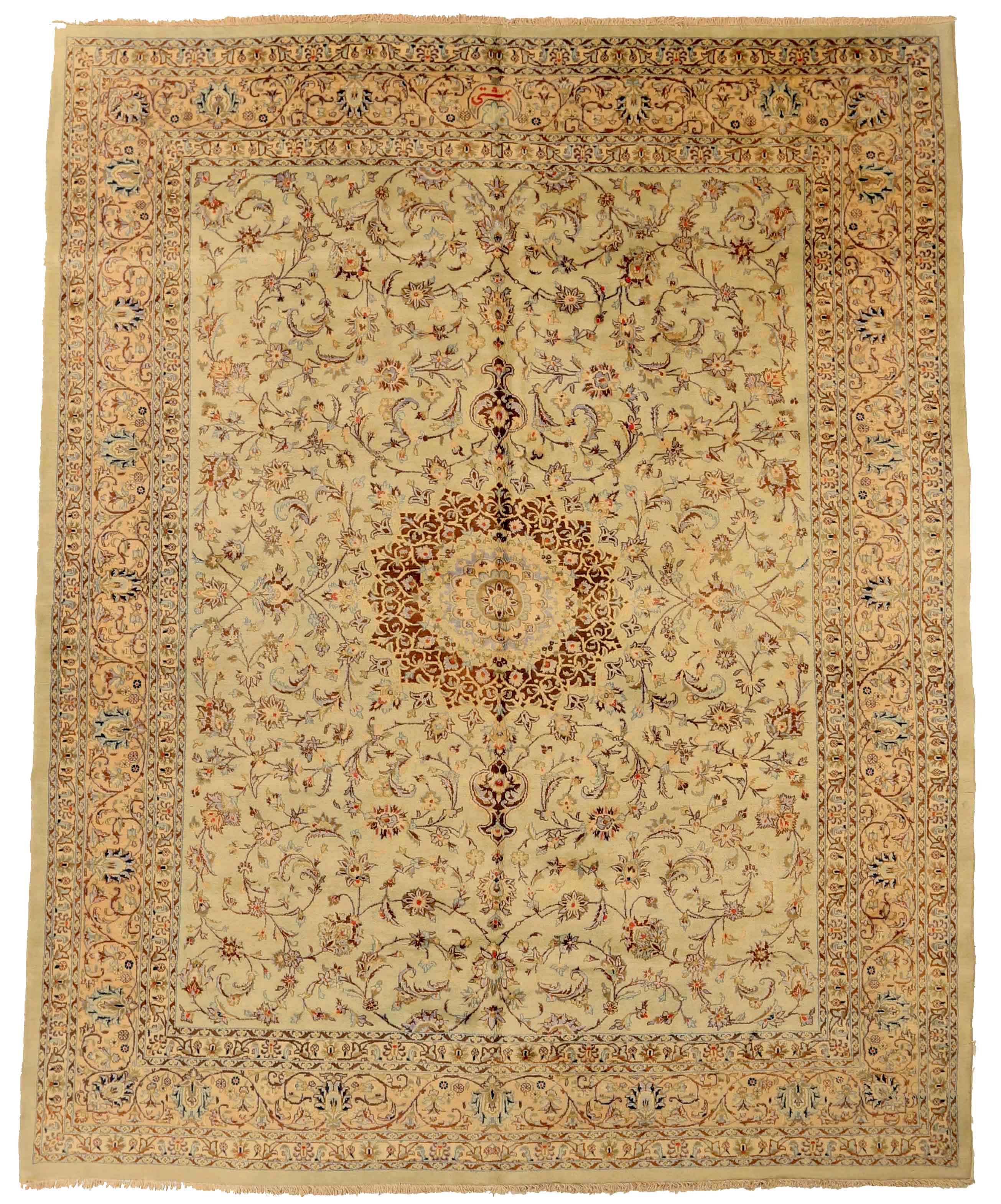 Thumbnail 12 for Antique Persian Yazd Traditional Rug 75316