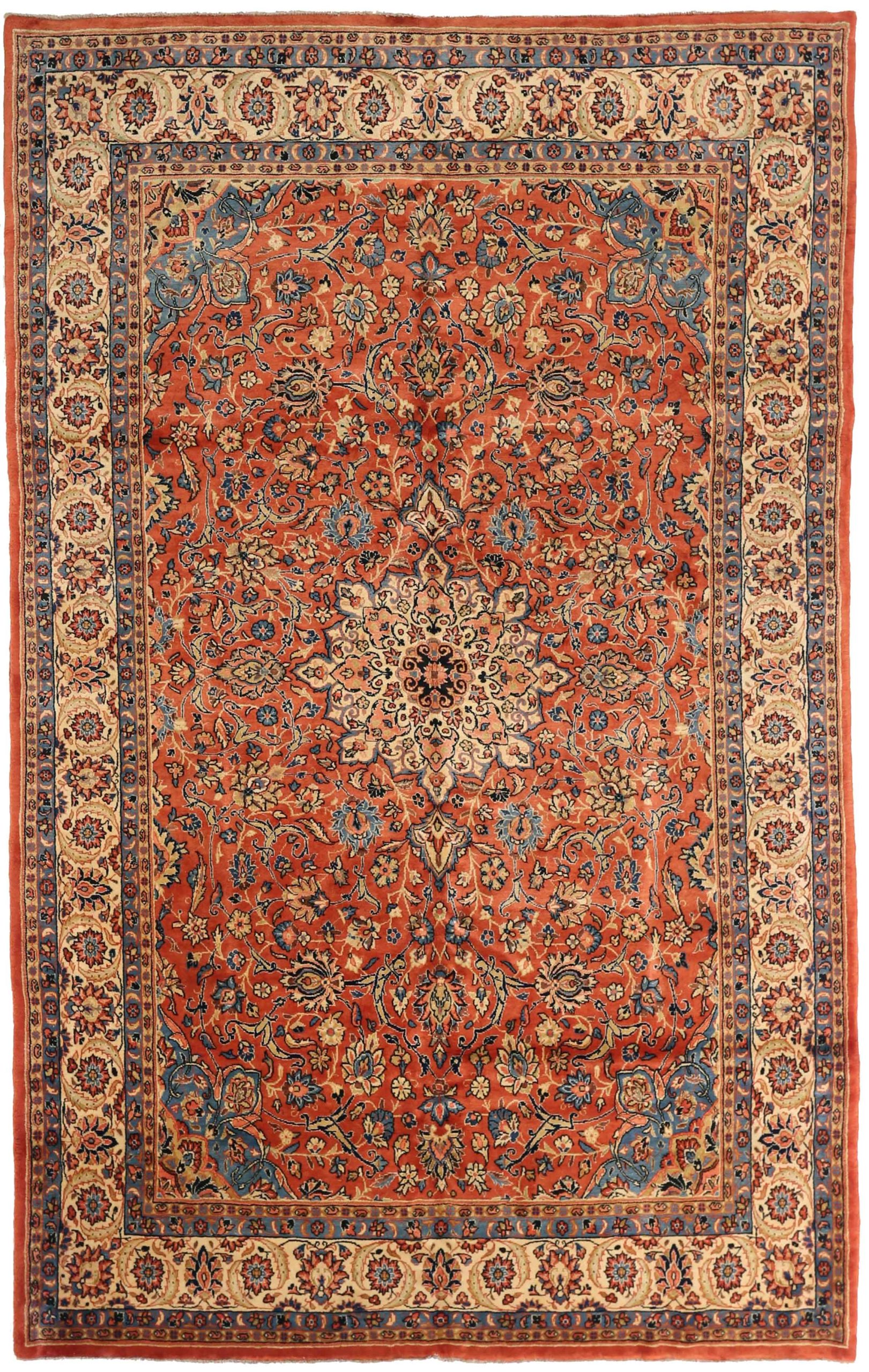 Thumbnail 5 for Antique Persian Sarouk Traditional Rug 75291