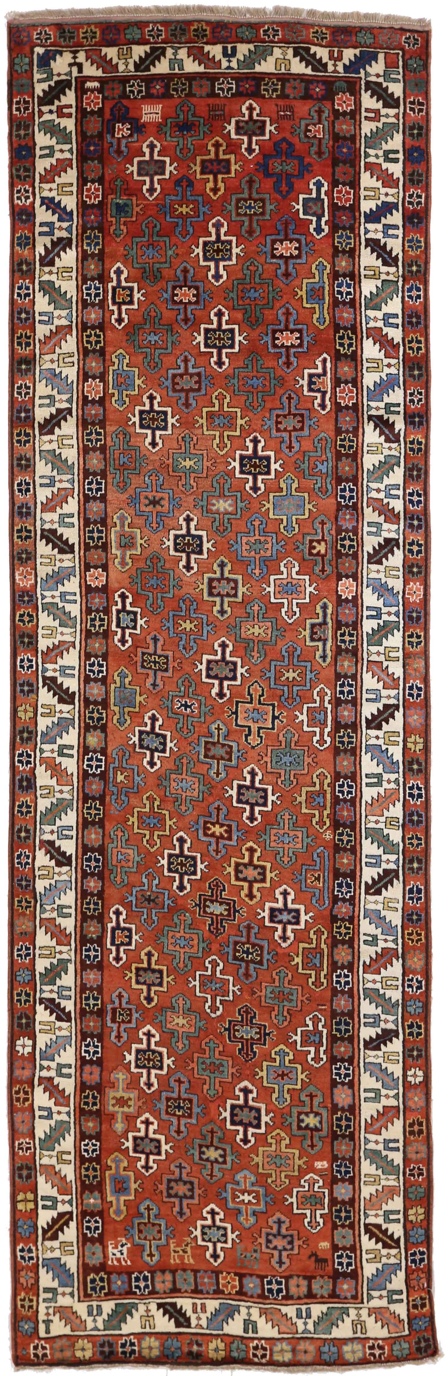 Thumbnail 5 for Antique Persian Shirvan Traditional Rug 75391