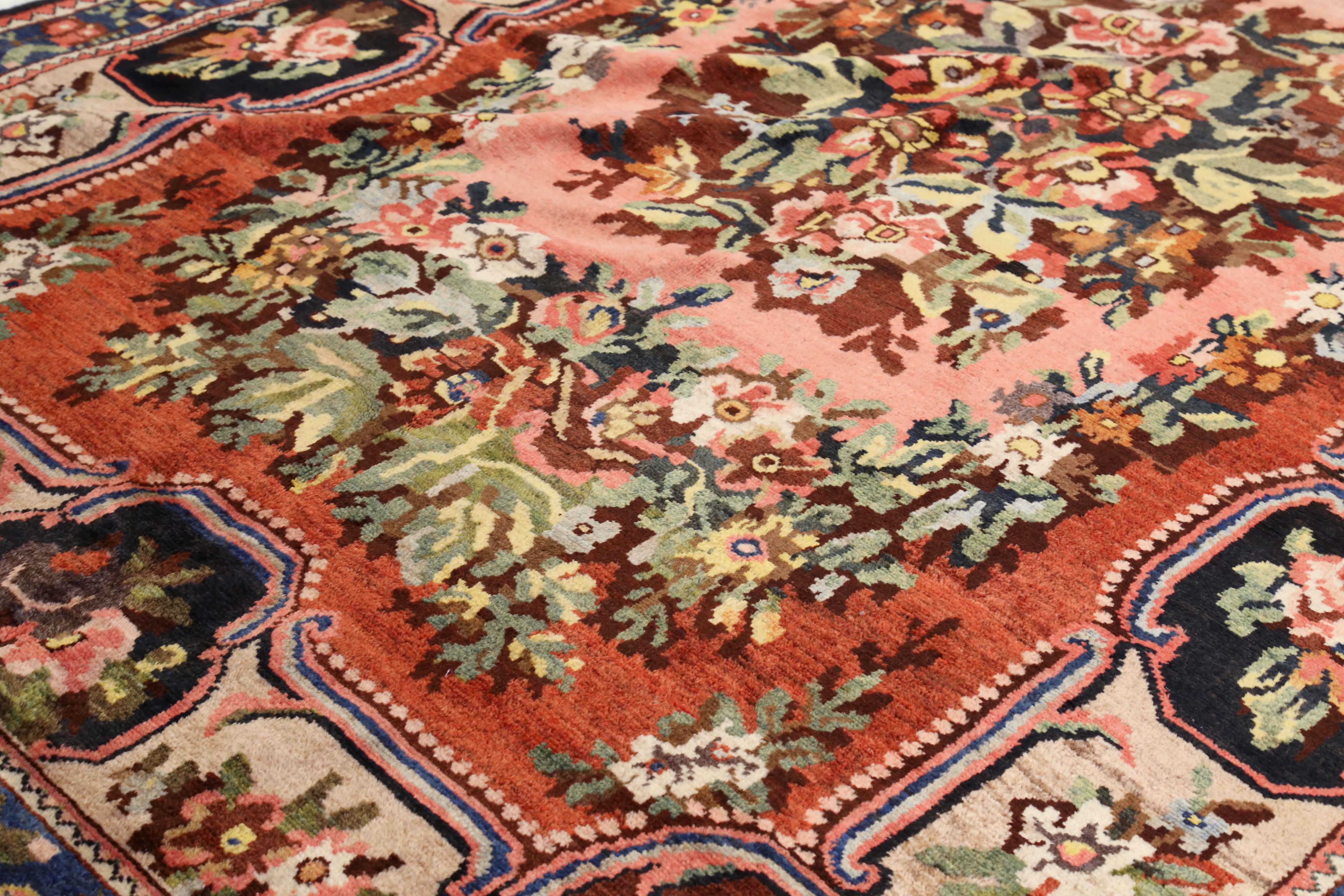 Thumbnail 4 for Antique Persian Bakhtiar Traditional Rug 75445