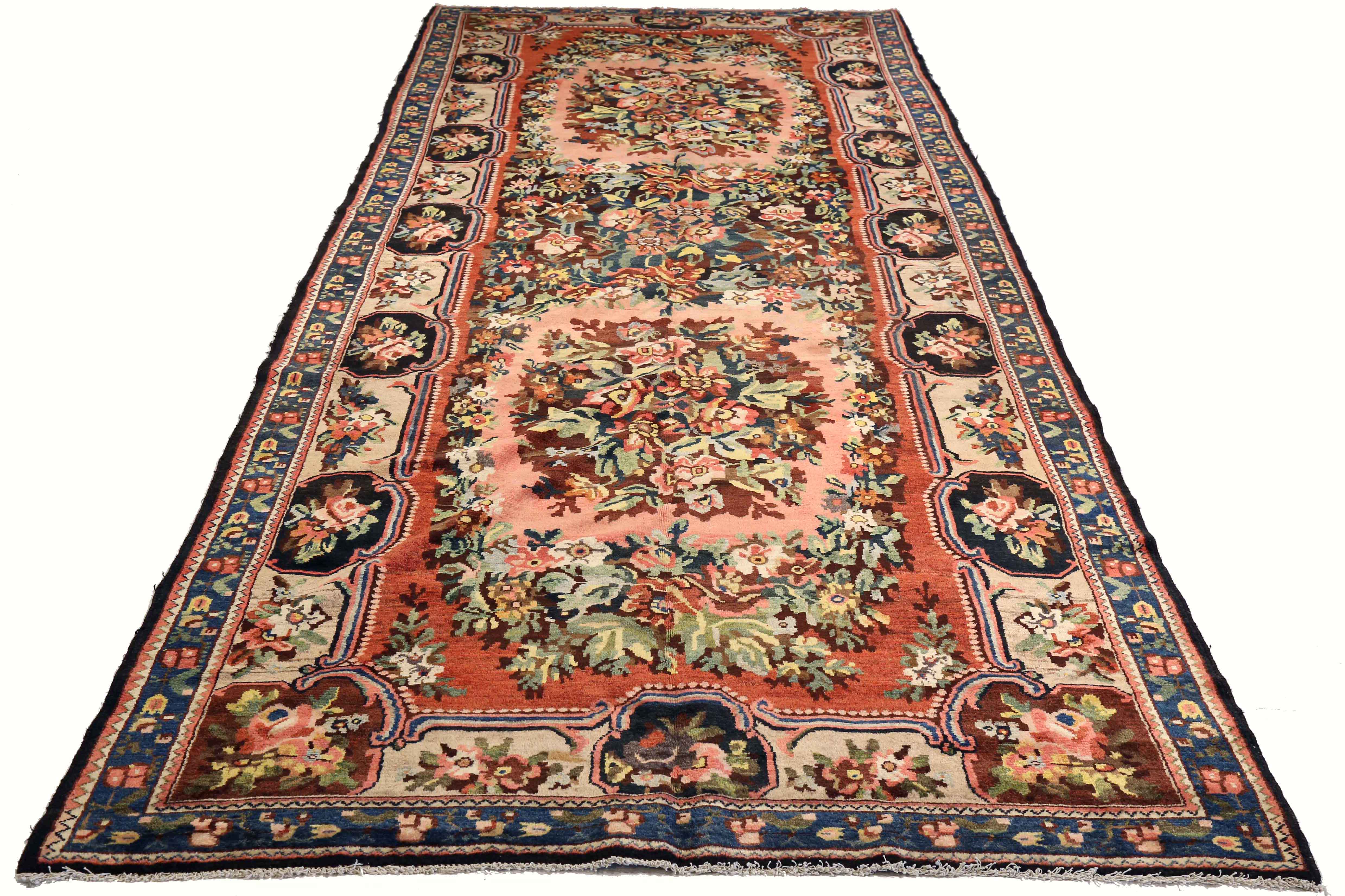 Thumbnail 3 for Antique Persian Bakhtiar Traditional Rug 75445