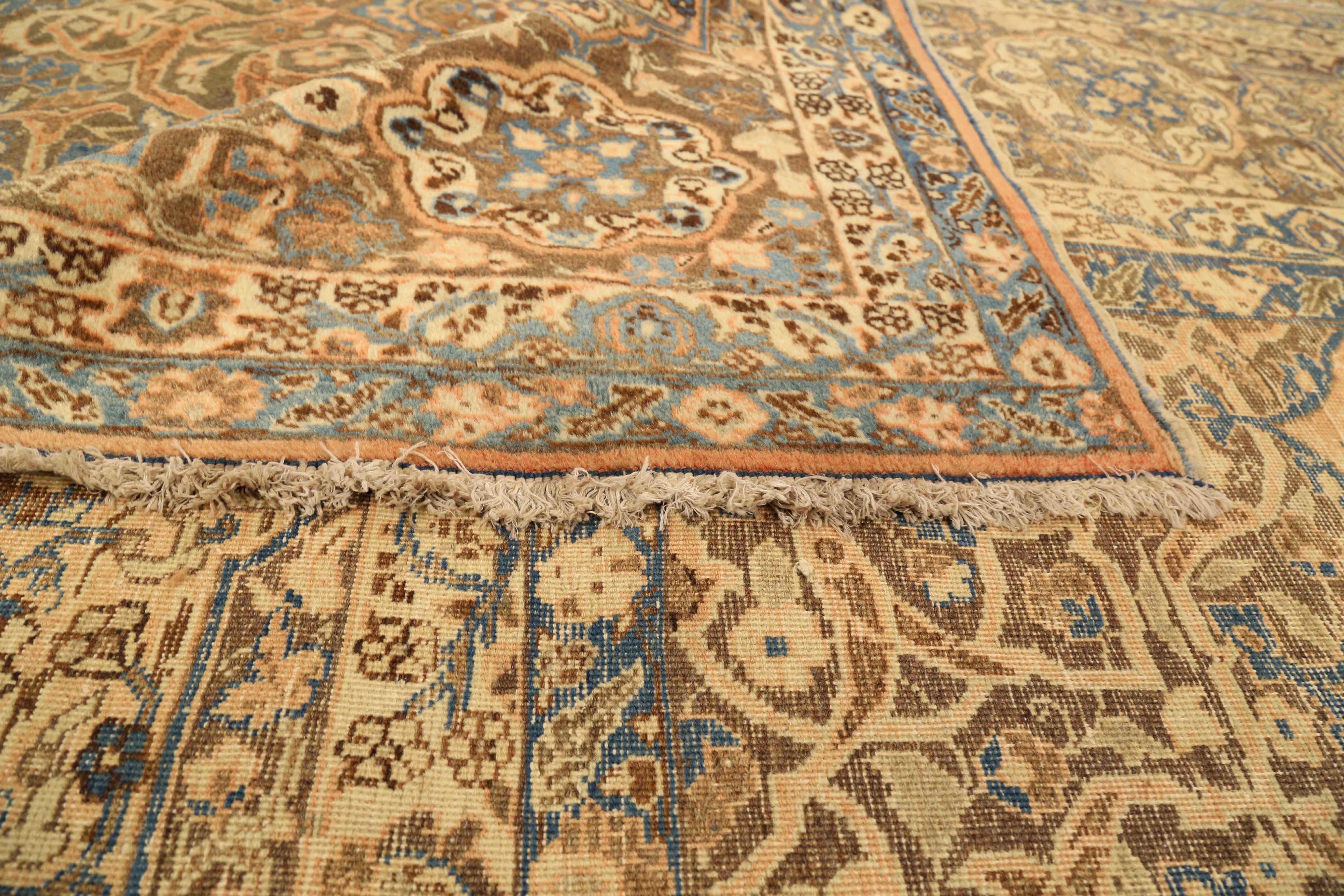 Thumbnail 7 for Antique Persian Tabriz Traditional Rug 75432