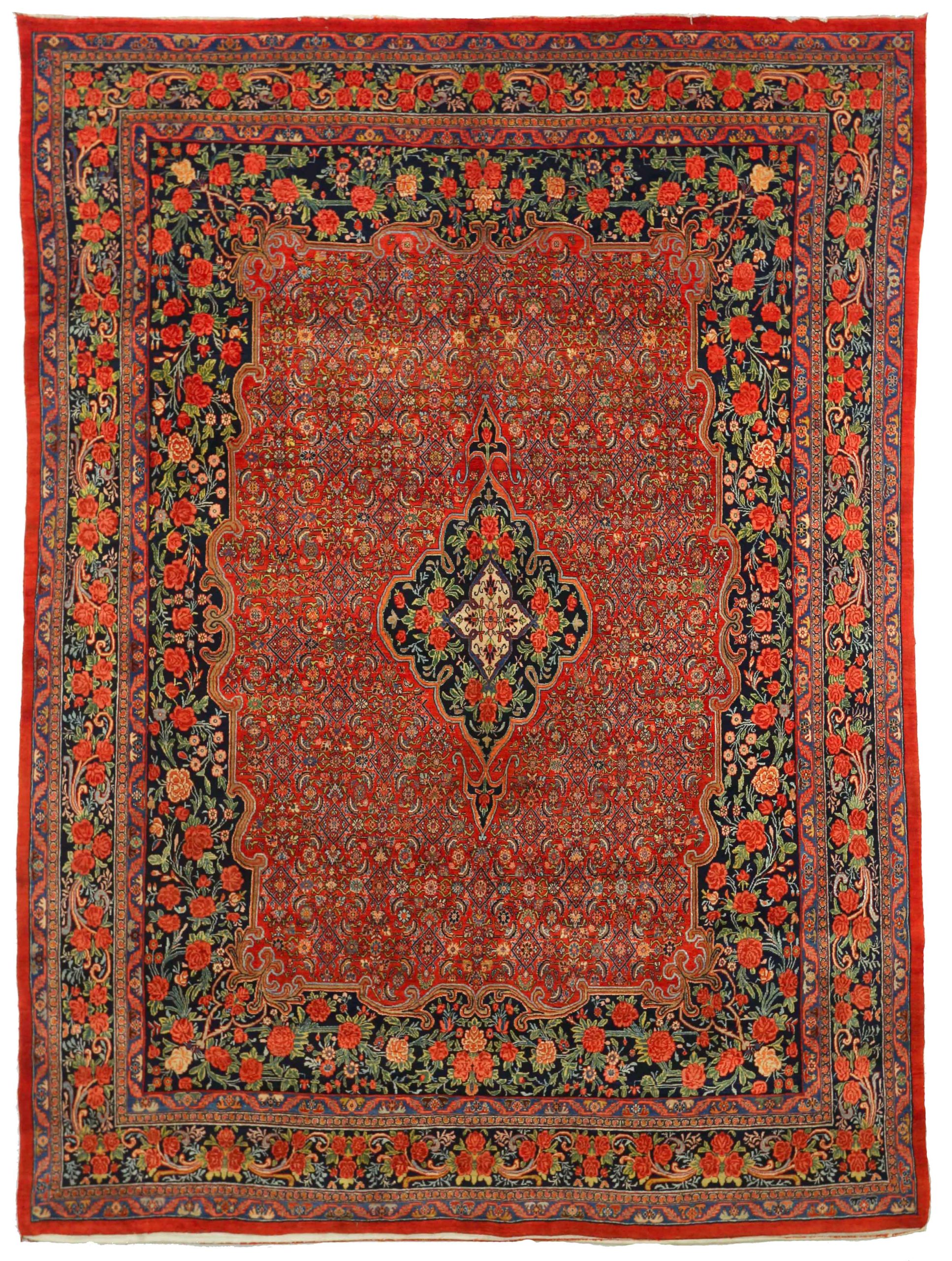 Thumbnail 3 for Antique Persian Bijar Traditional Rug 75440