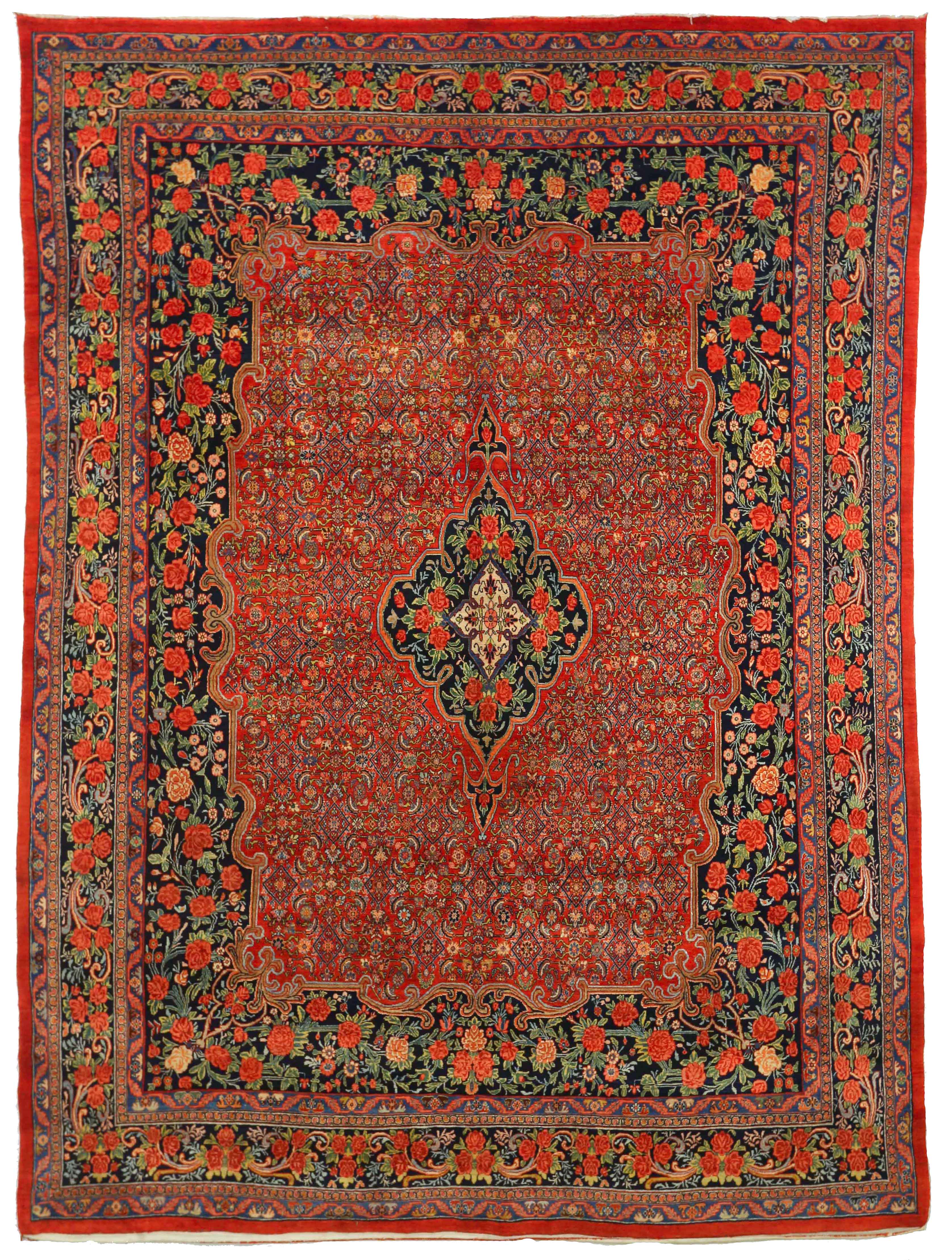 Thumbnail 2 for Antique Persian Bijar Traditional Rug 75440