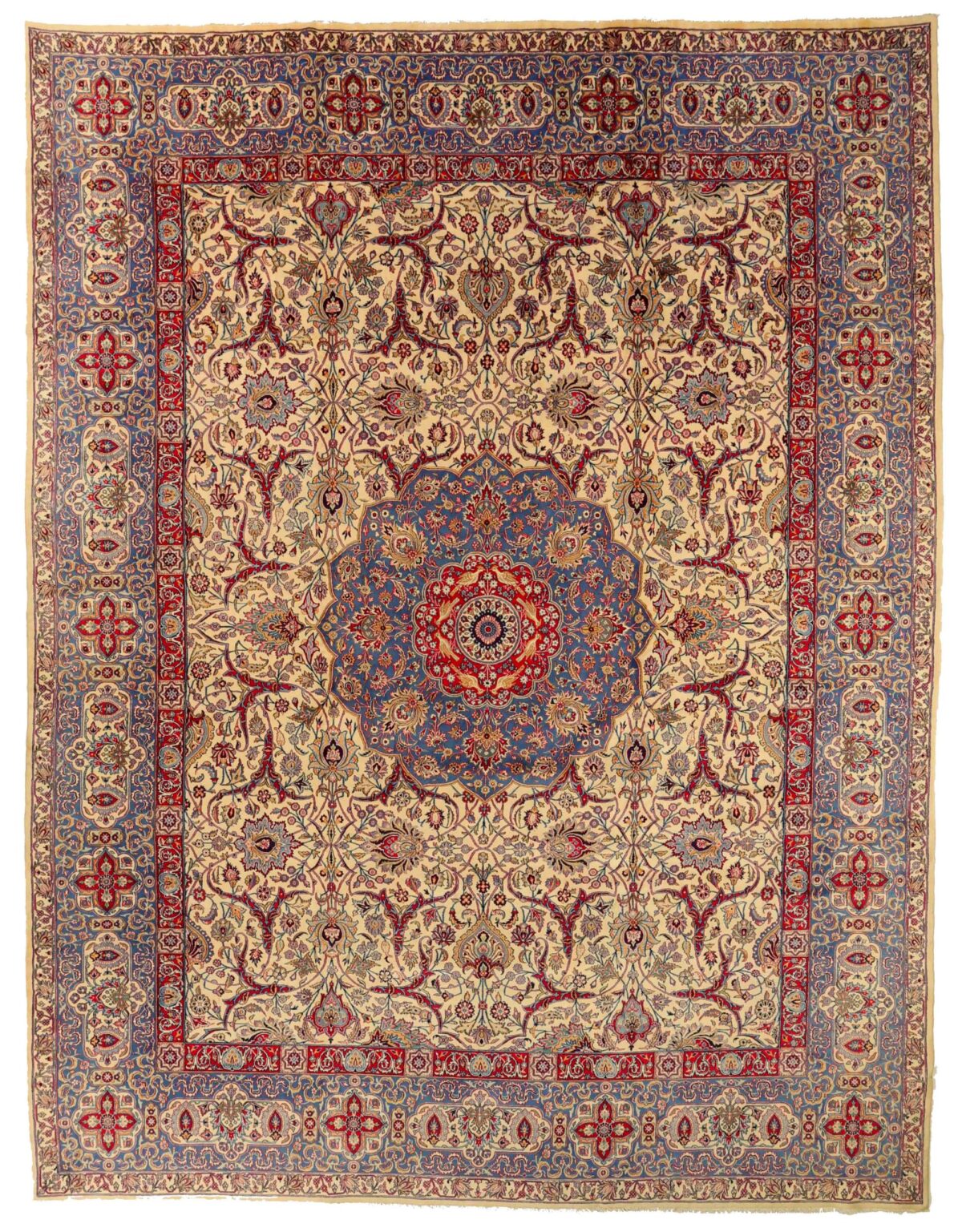Thumbnail 13 for Antique Persian Kerman Traditional Rug 75417