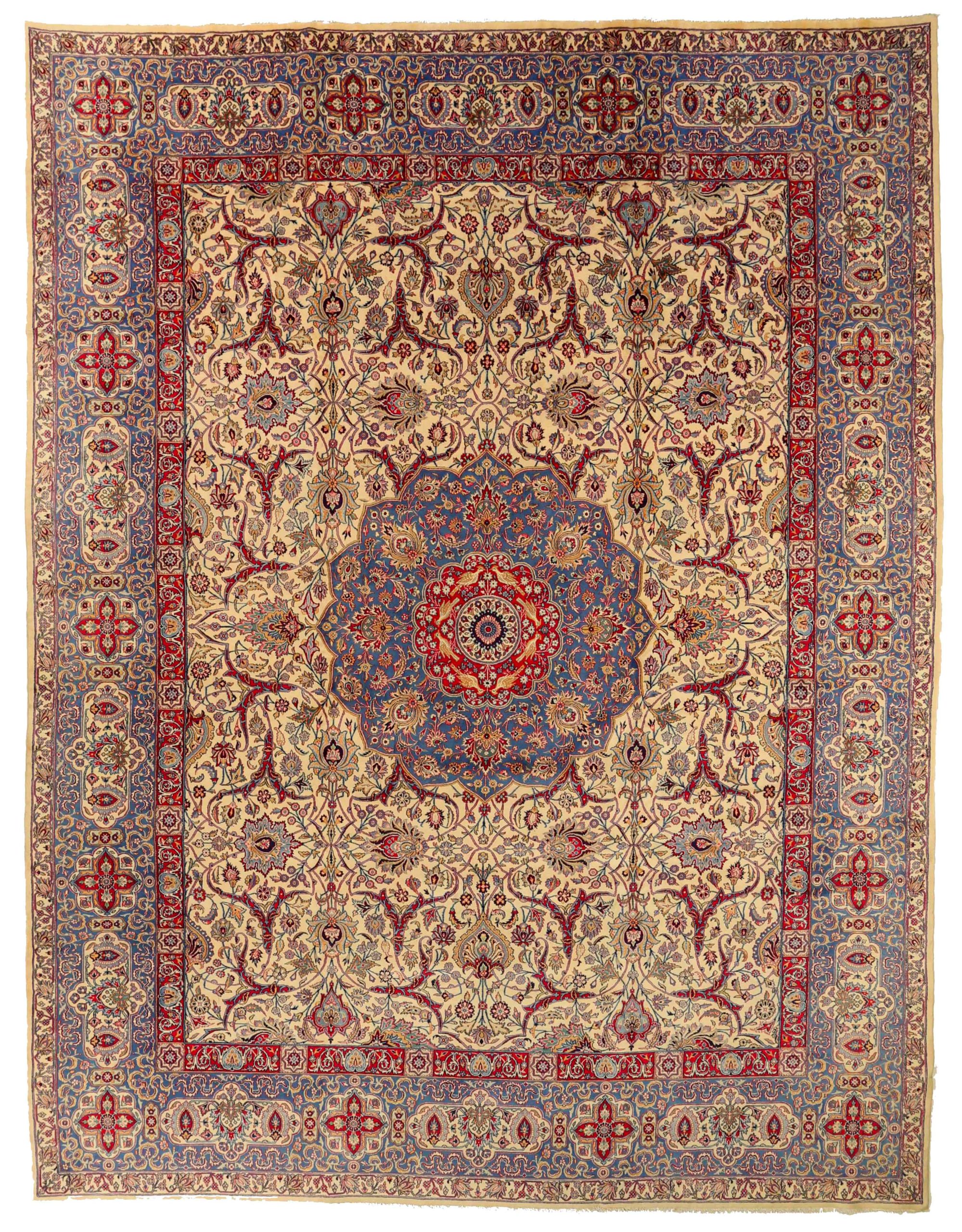 Thumbnail 3 for Antique Persian Kerman Traditional Rug 75417