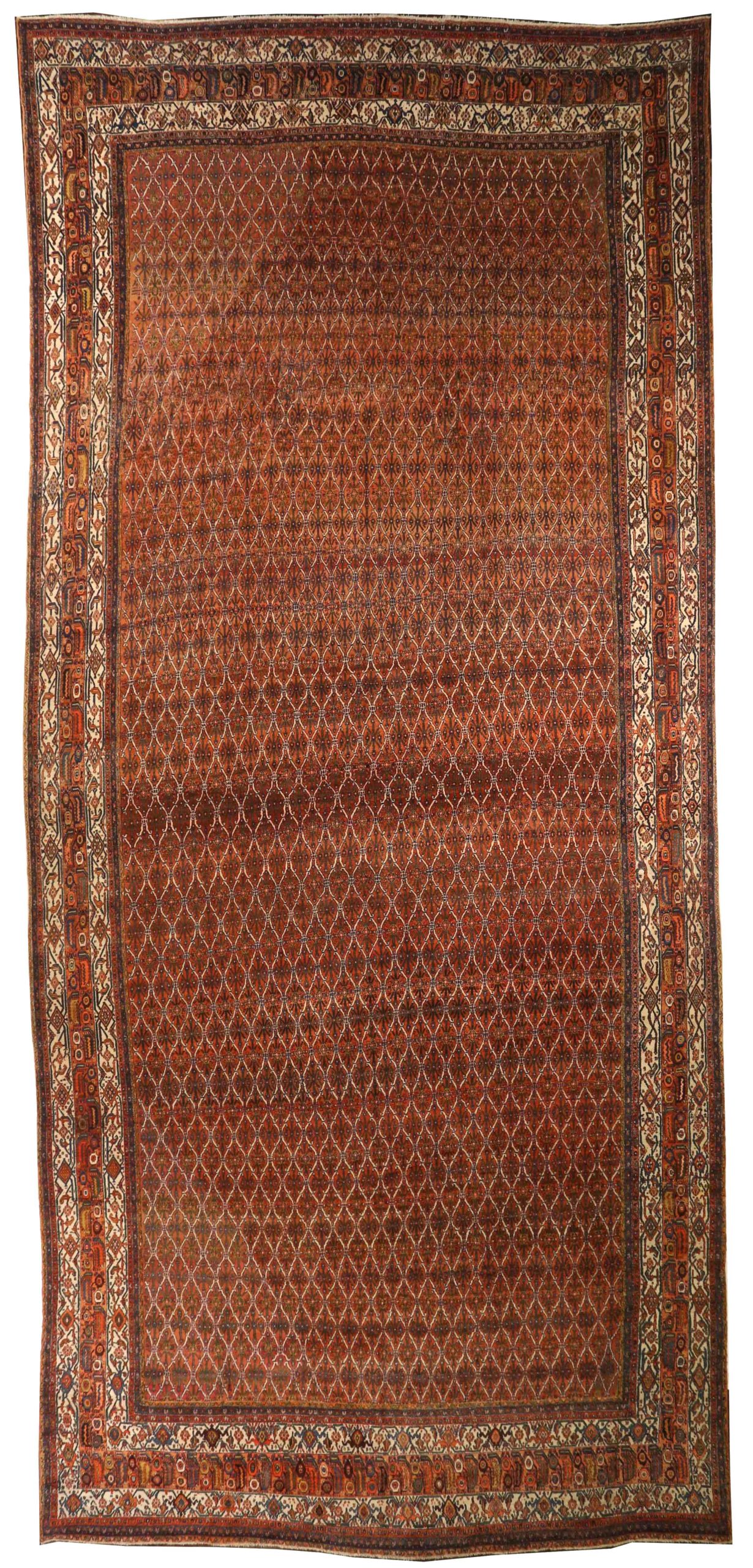 Thumbnail 12 for Antique Persian (Senneh (Kermanshah)) Traditional Rug 75420