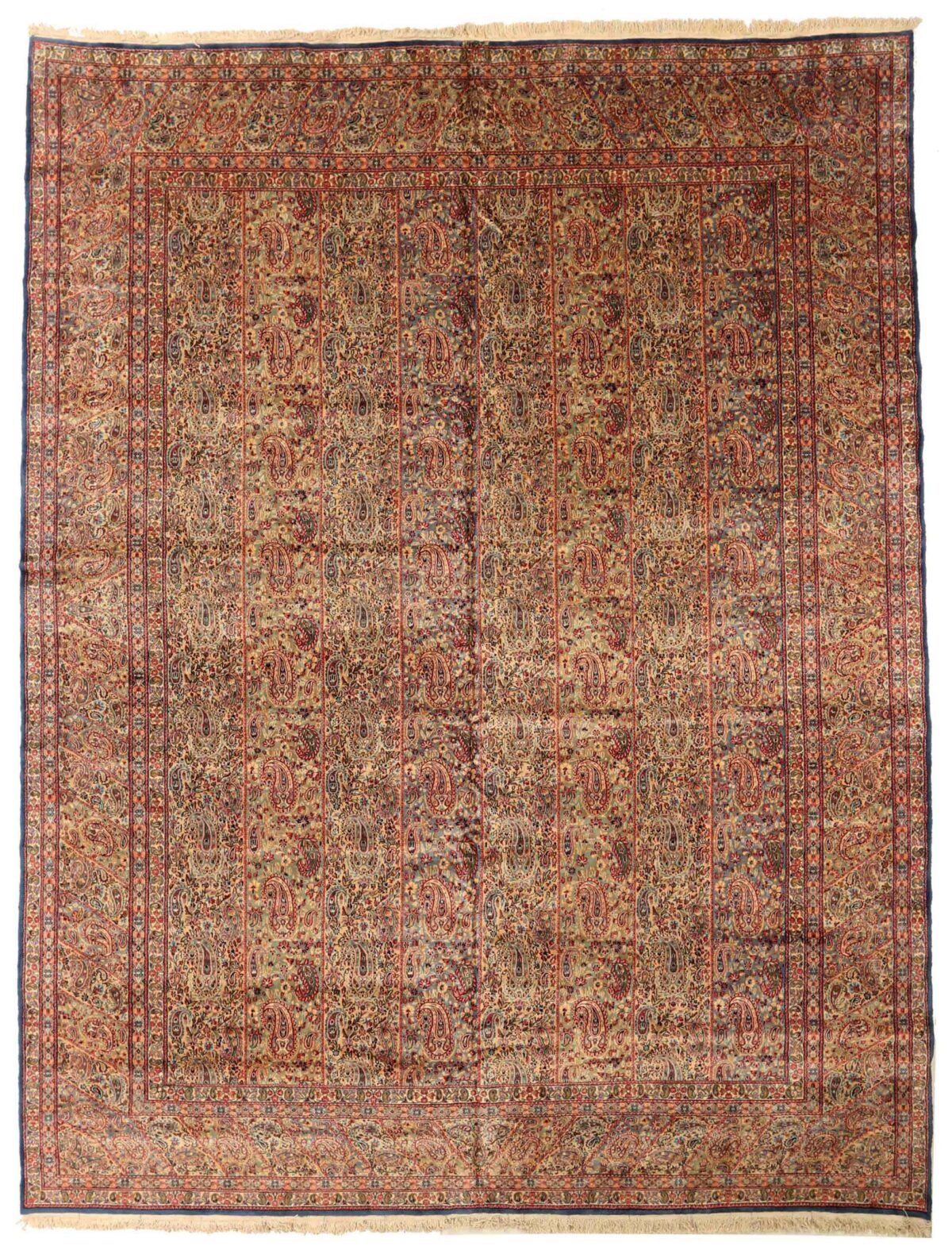 Thumbnail 13 for Antique Persian Kerman Traditional Rug 75467