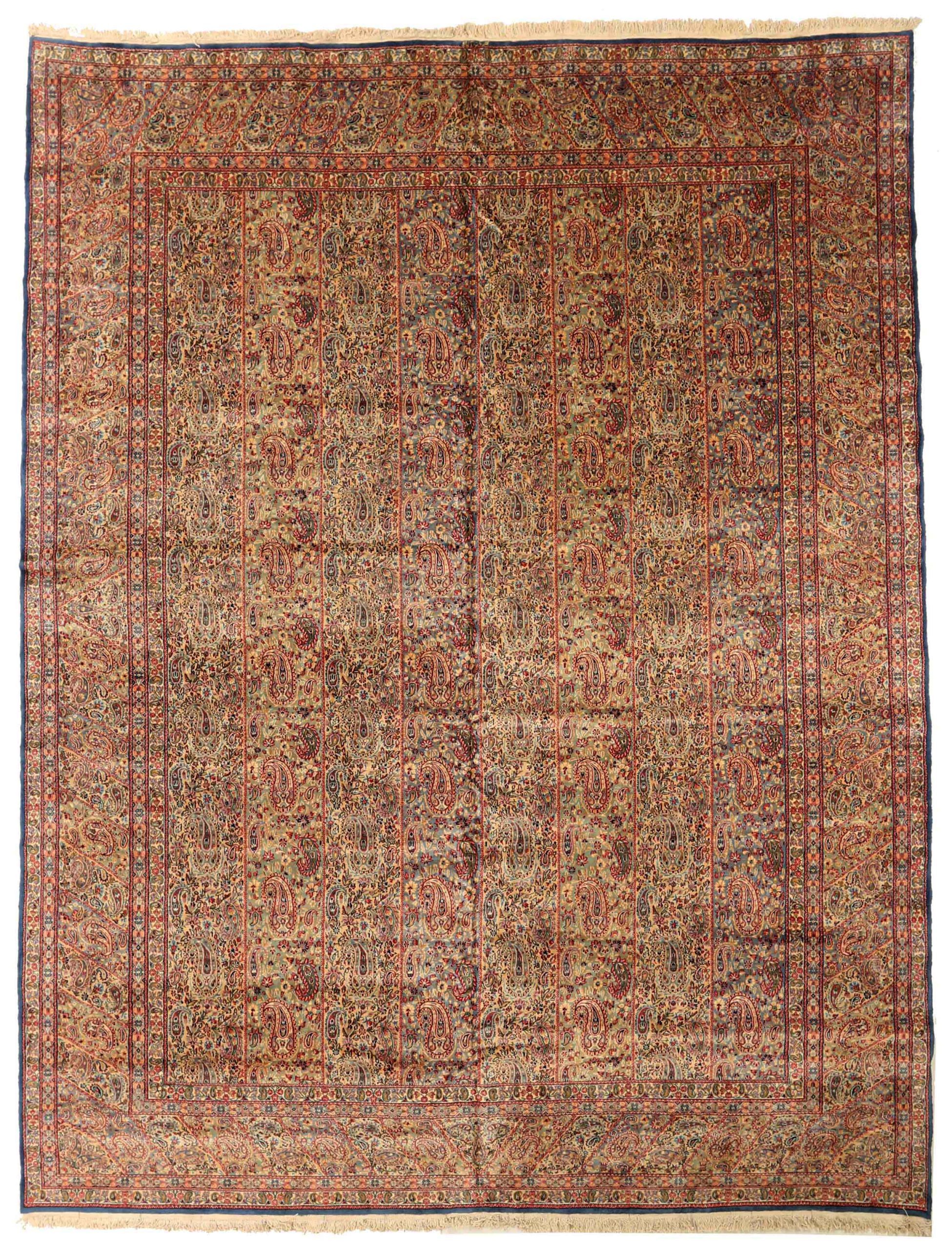 Thumbnail 3 for Antique Persian Kerman Traditional Rug 75467