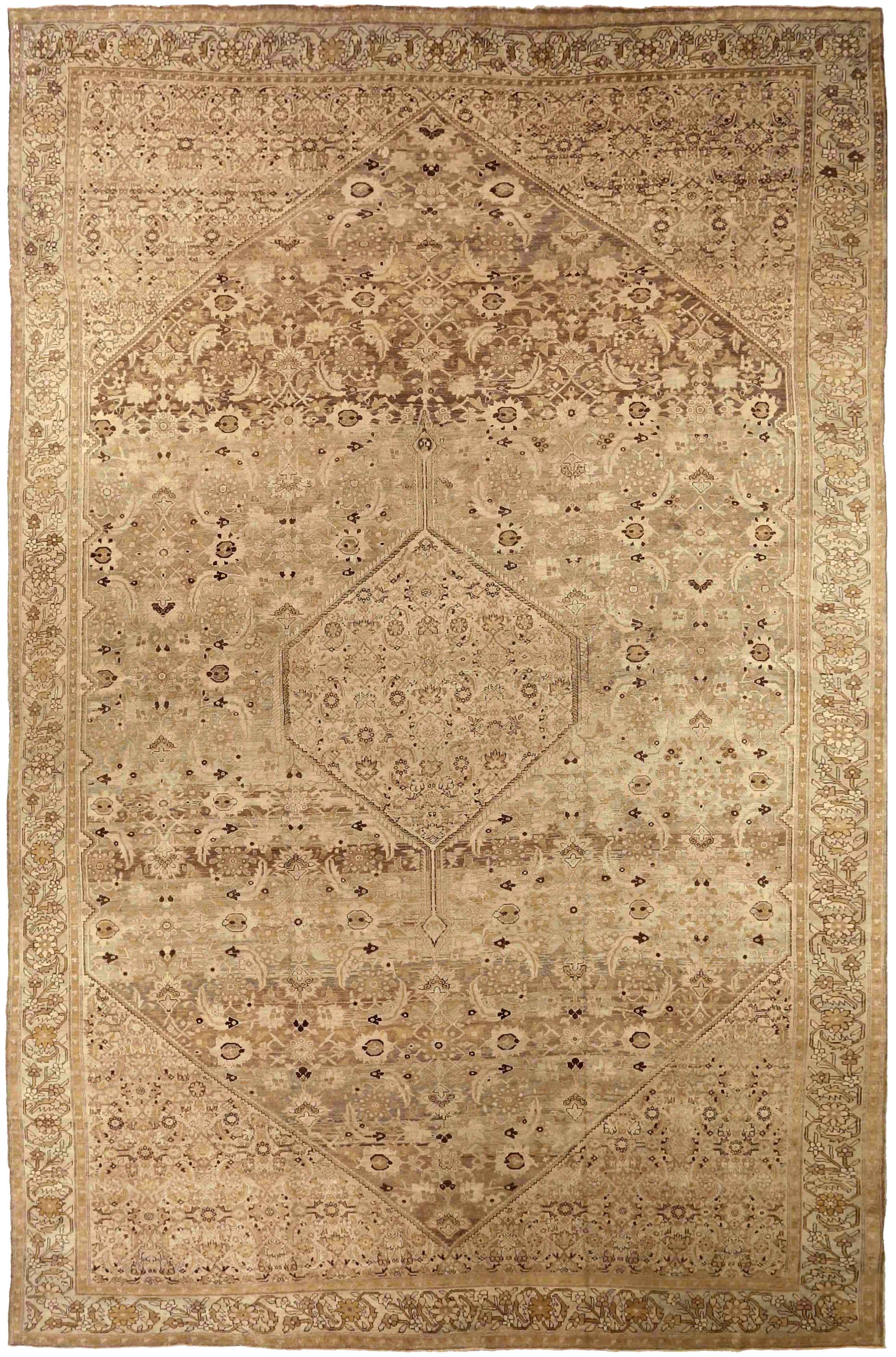 Thumbnail 7 for Antique Persian Malayer Transitional Rug 75473