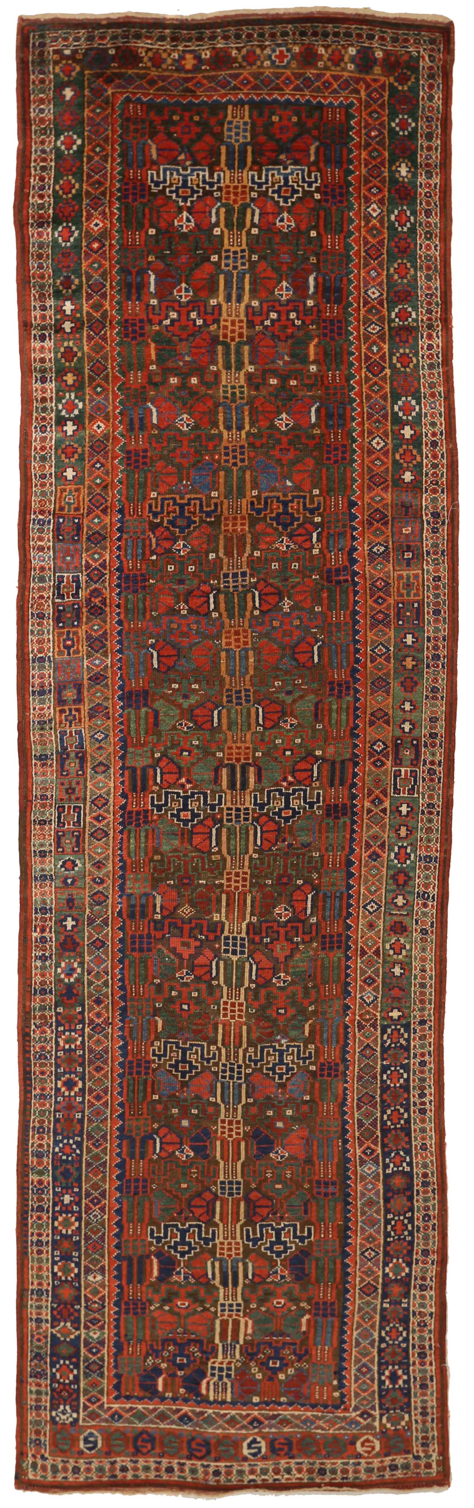 Thumbnail 4 for Antique Persian Bijar Traditional Rug 75458