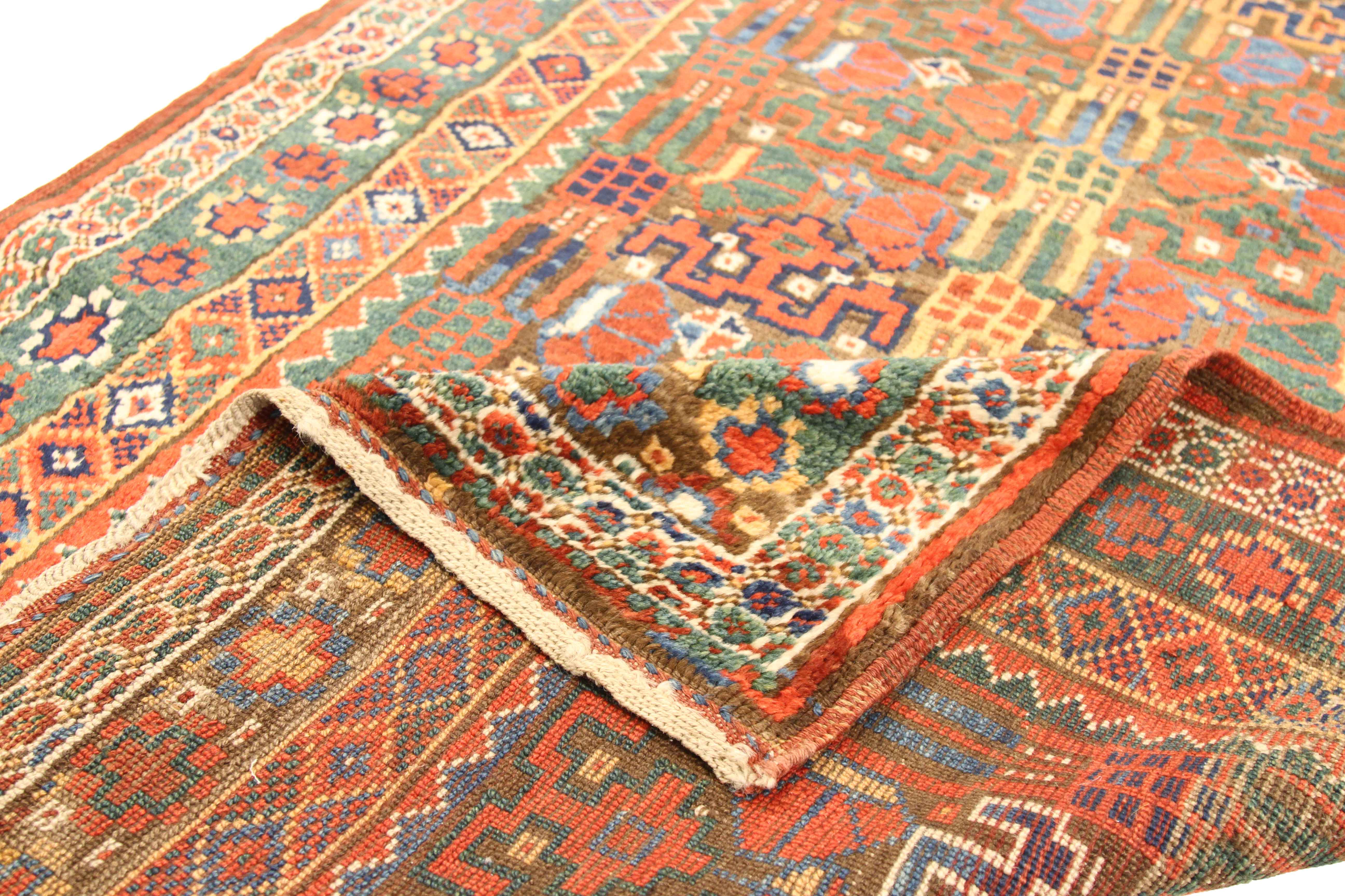 Thumbnail 2 for Antique Persian Bijar Traditional Rug 75458