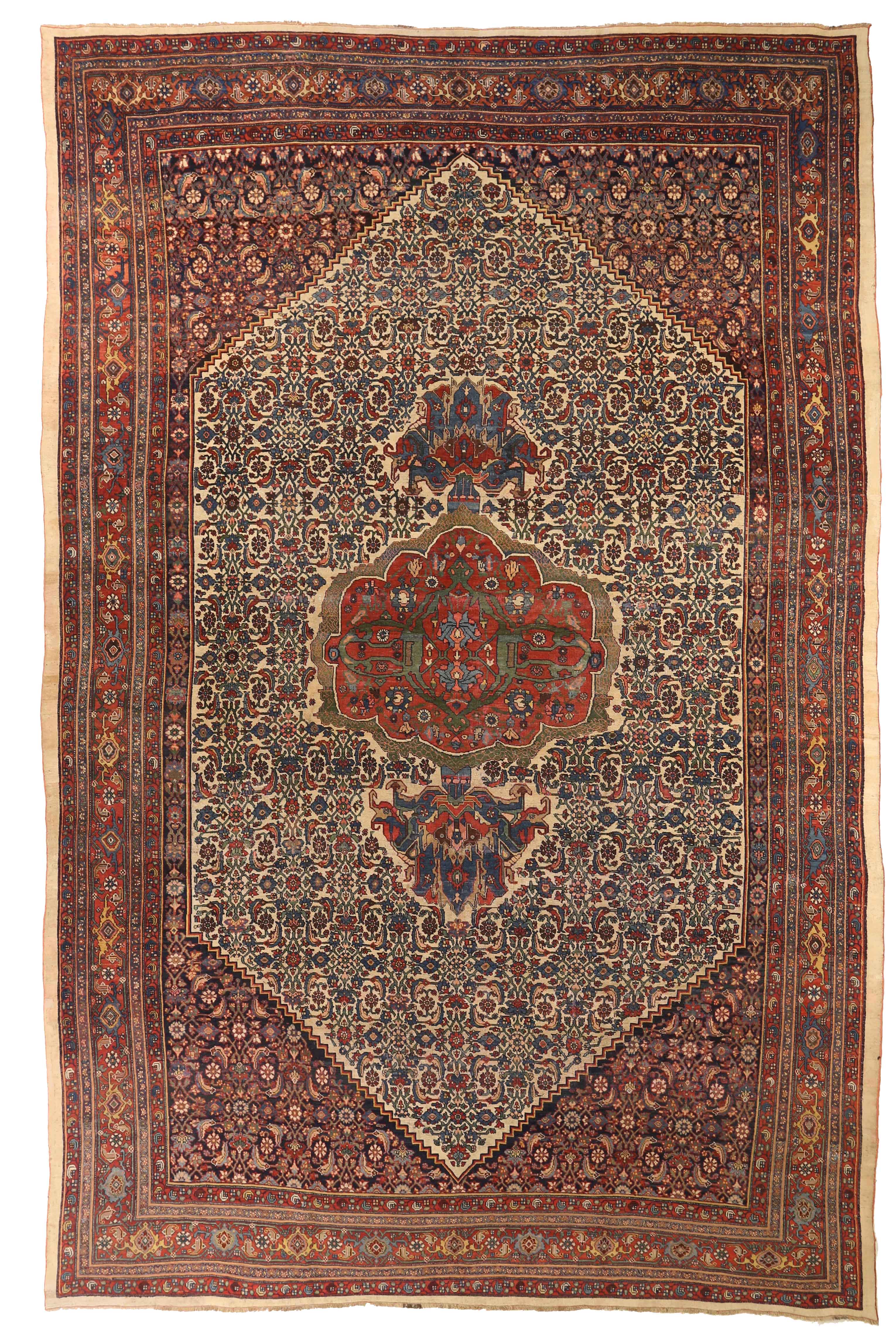 Thumbnail 5 for Antique Persian Bijar Traditional Rug 75464