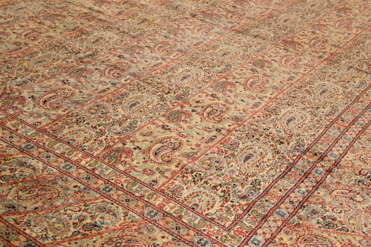 Thumbnail 14 for Antique Persian Kerman Traditional Rug 75446