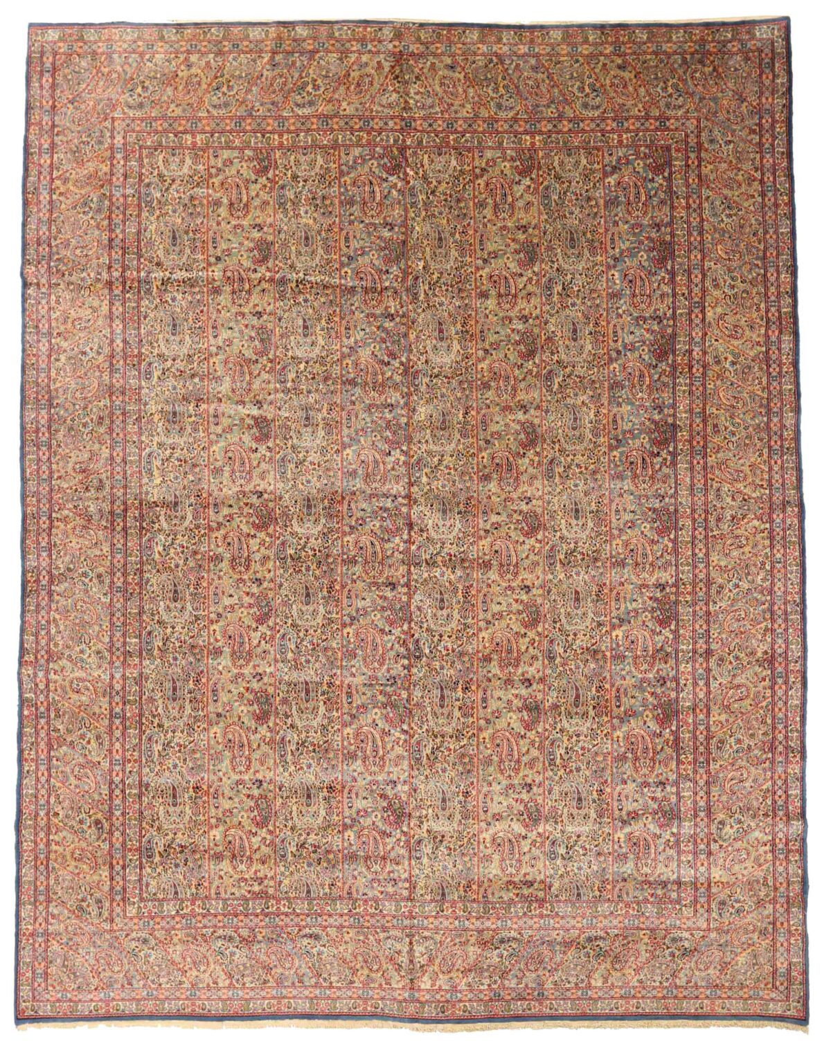 Thumbnail 13 for Antique Persian Kerman Traditional Rug 75446