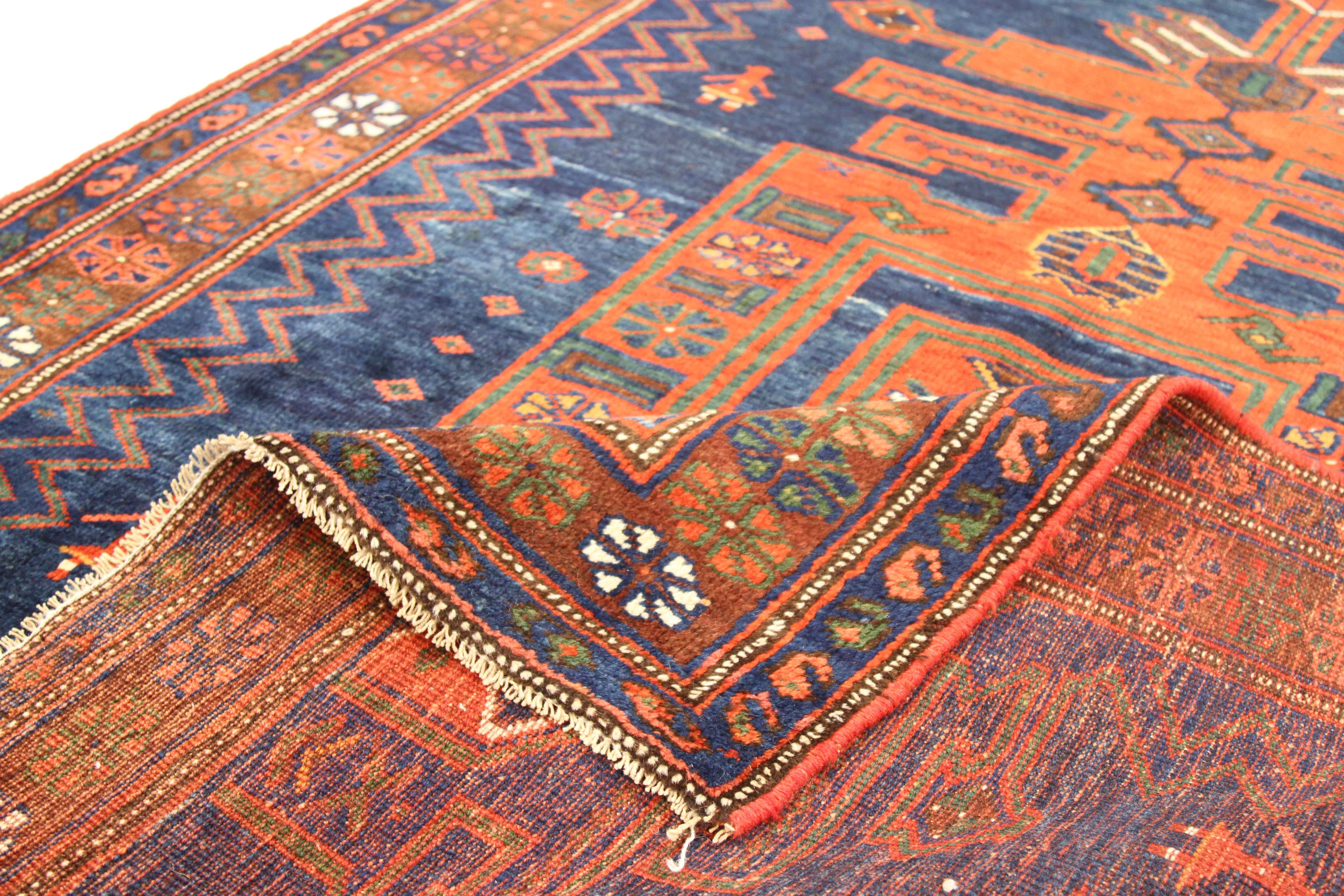 Thumbnail 2 for Antique Persian Bijar Traditional Rug 75449