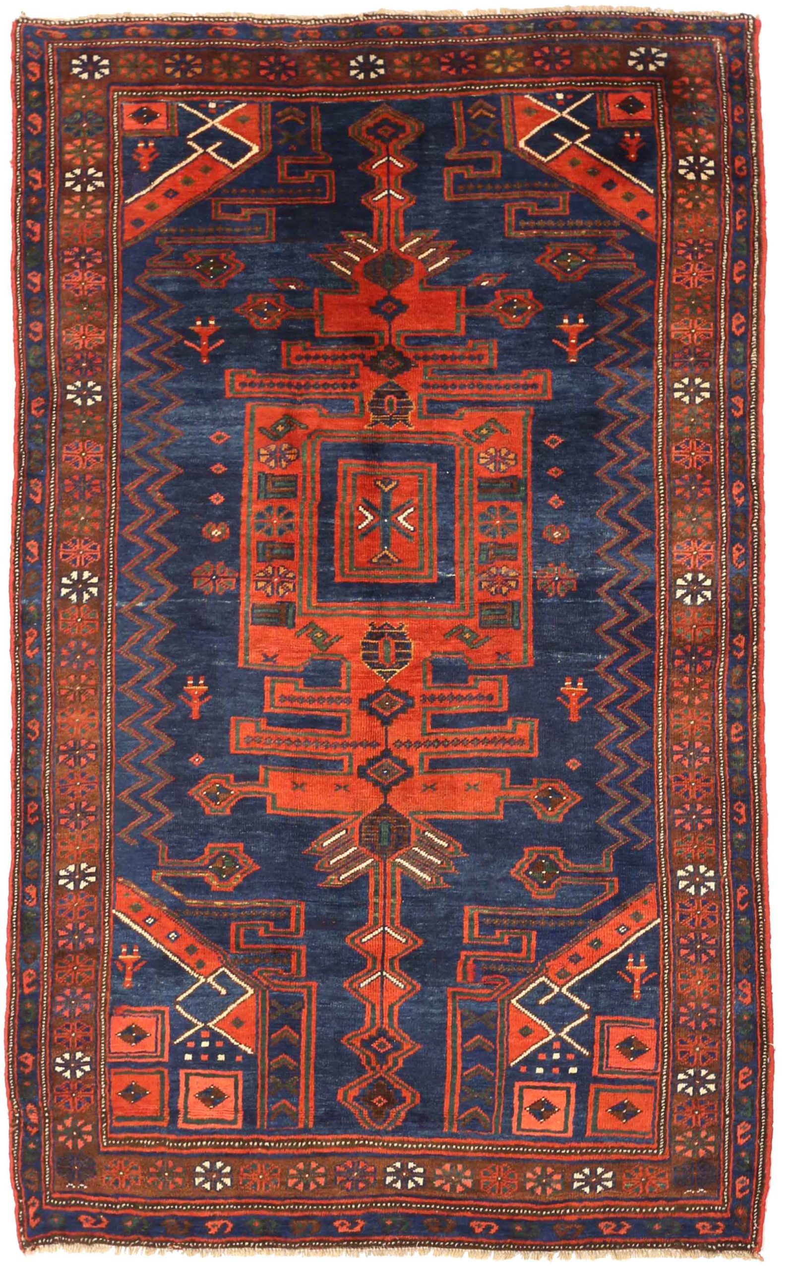 Thumbnail 4 for Antique Persian Bijar Traditional Rug 75449