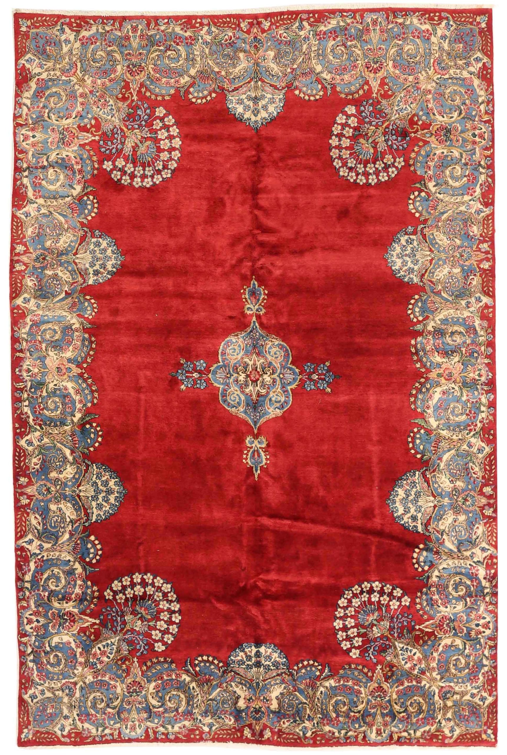 Thumbnail 3 for Antique Persian Kerman Traditional Rug 75450