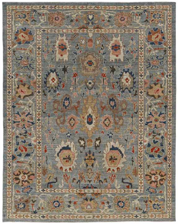 Thumbnail 6 for Turkey Sultanabad Tribal Rug 91015