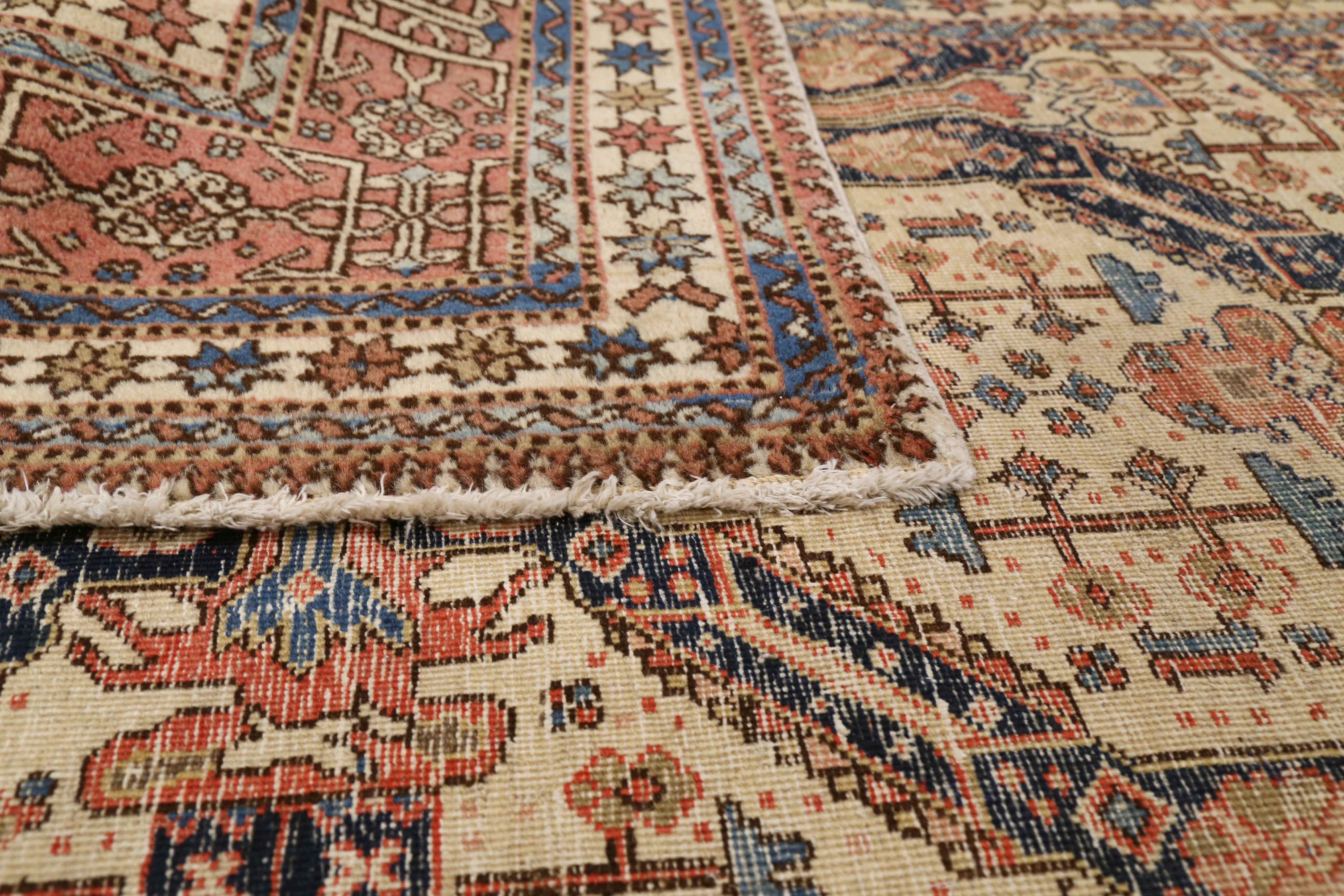 Thumbnail 5 for Antique Persian Tabriz Traditional Rug 75452