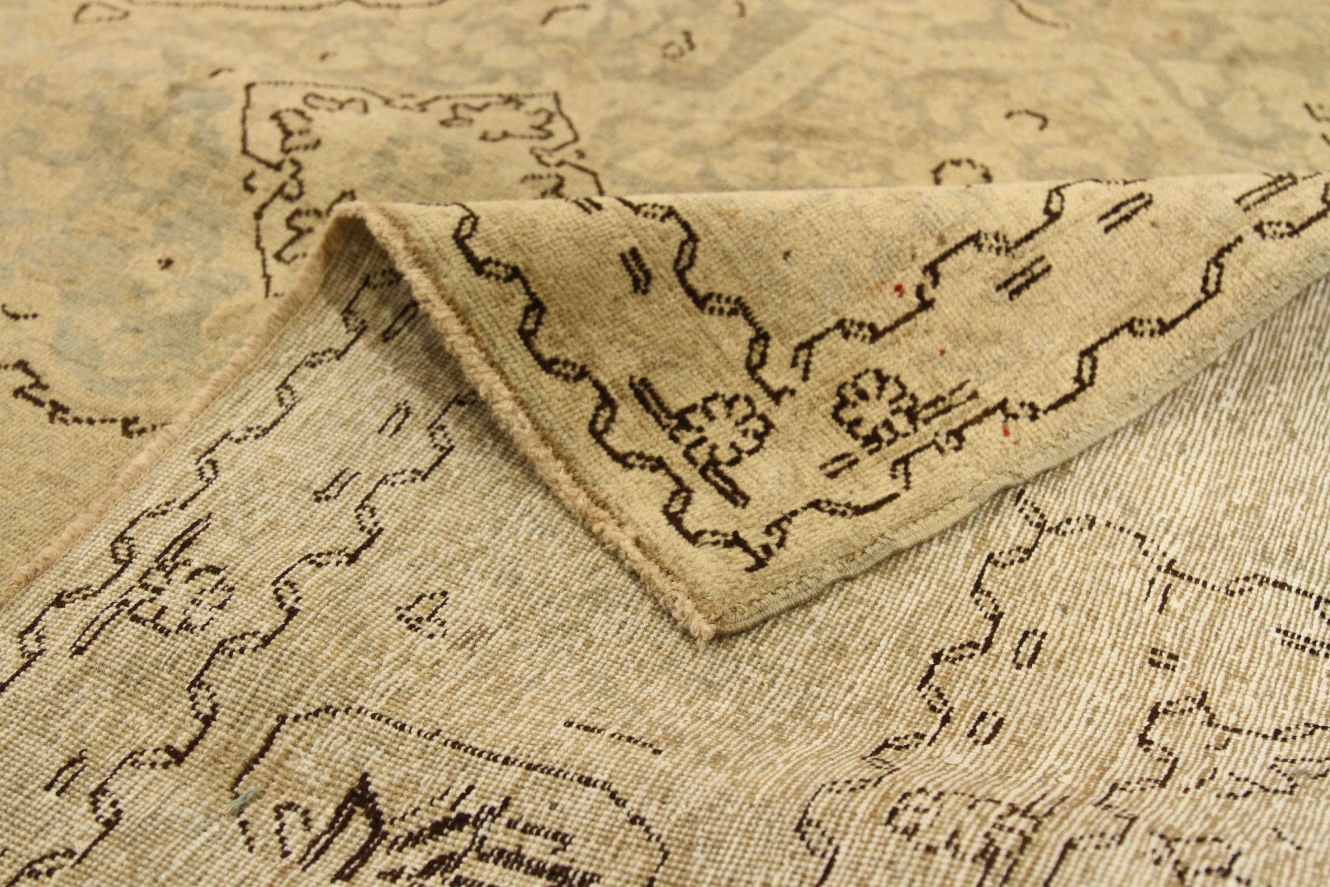 Thumbnail 3 for Antique Persian Tabriz Transitional Rug 75501