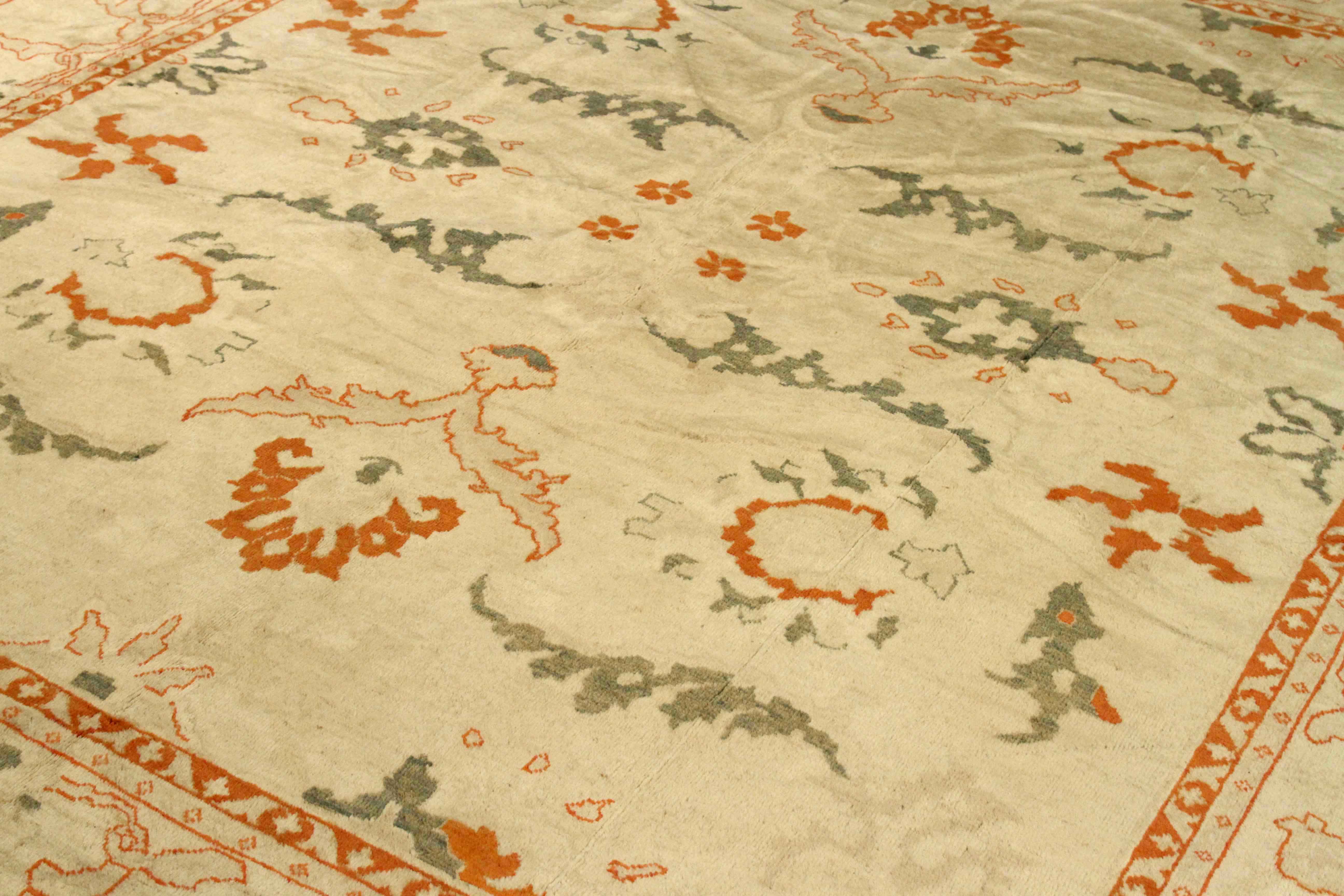 Thumbnail 4 for Antique Persian Mahal Transitional Rug 75504