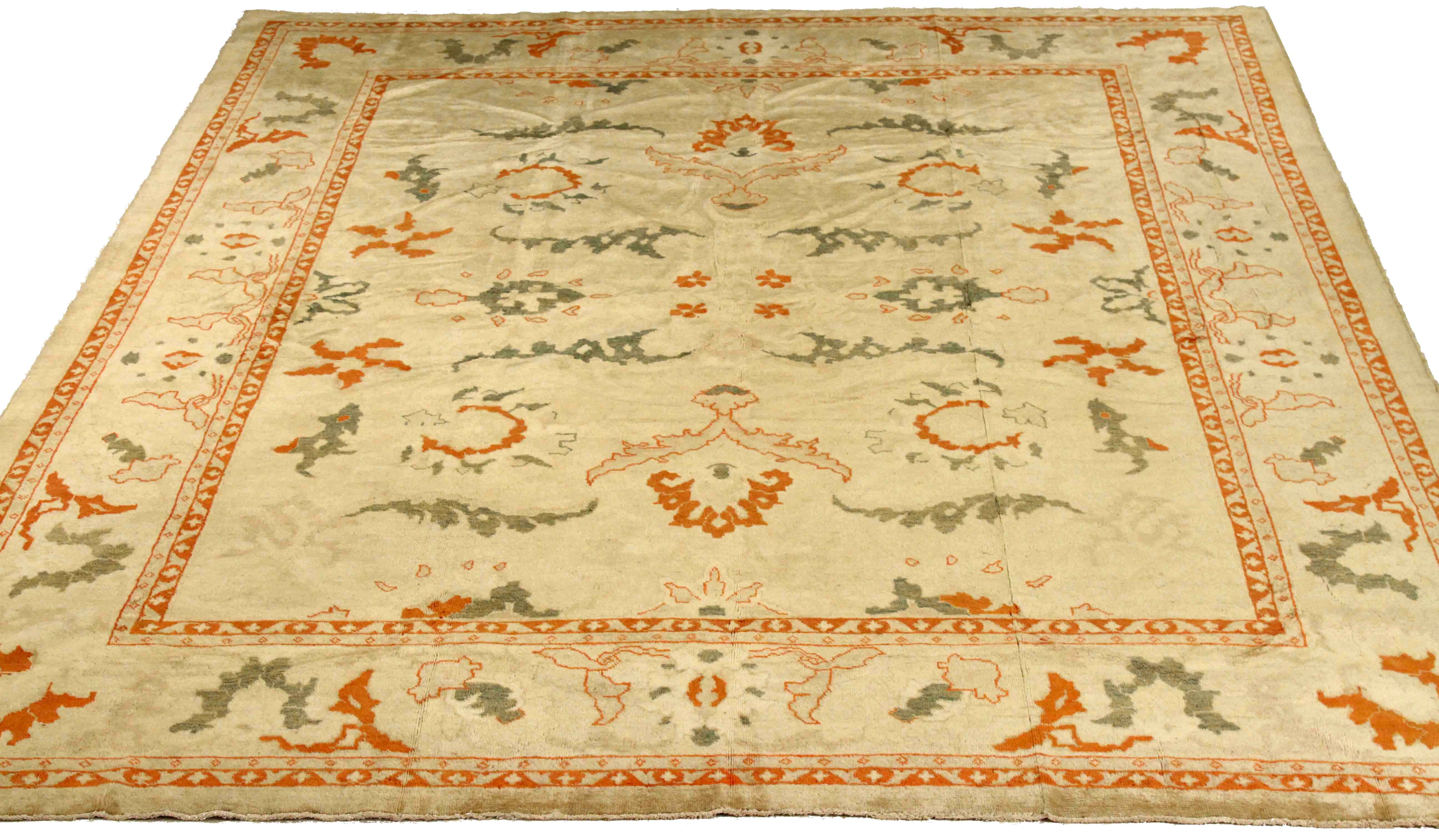 Thumbnail 5 for Antique Persian Mahal Transitional Rug 75504