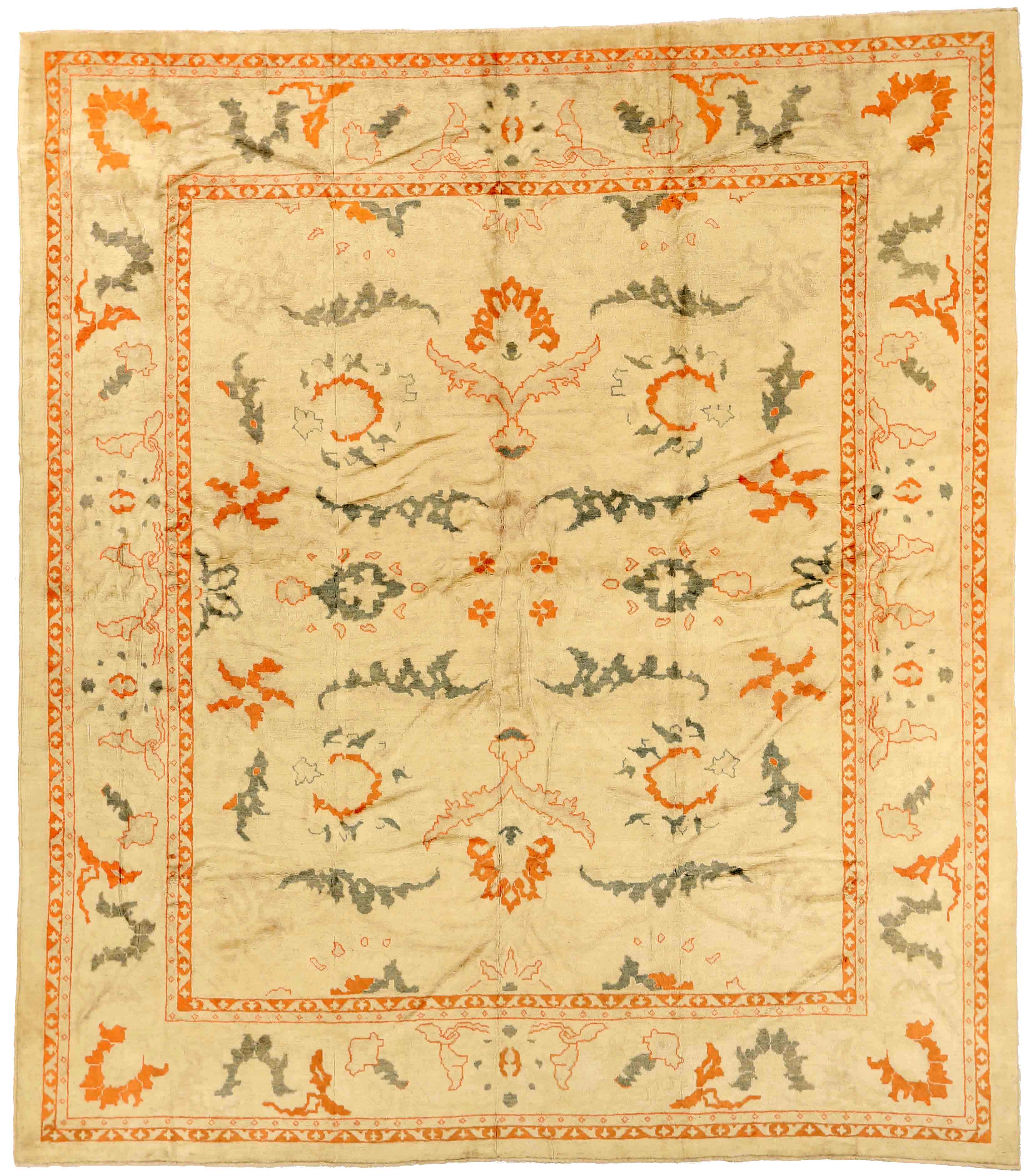 Thumbnail 9 for Antique Persian Mahal Transitional Rug 75504